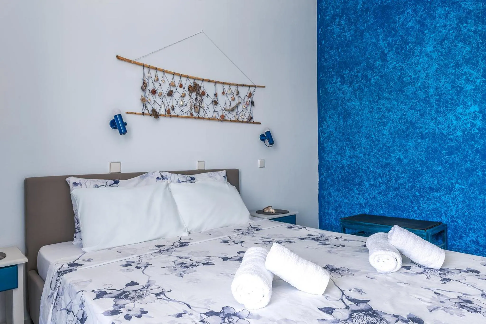 Bed in Antoniadi Rooms
