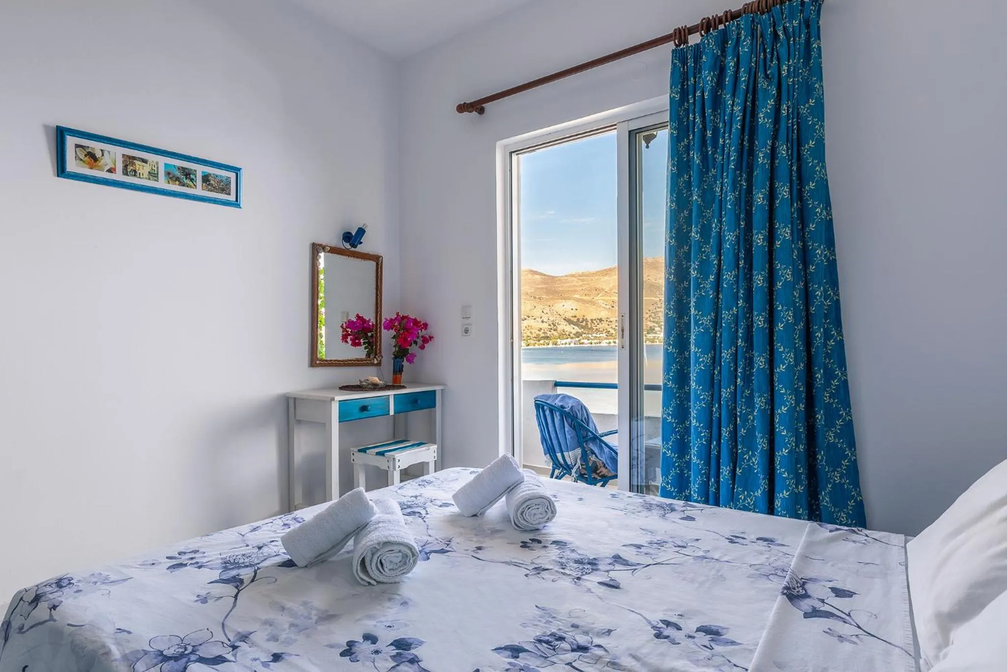 Bed in Antoniadi Rooms
