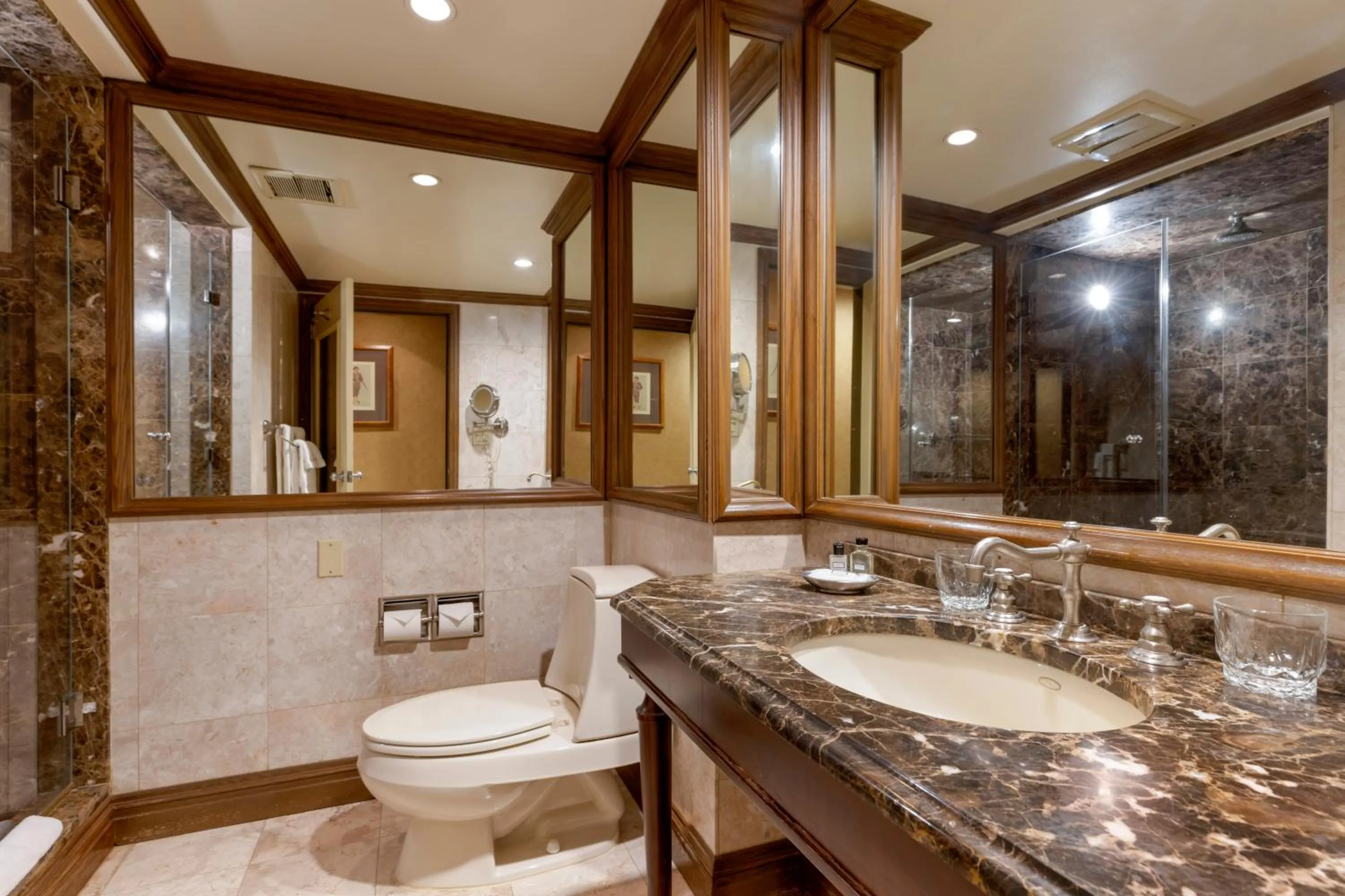 Bathroom in The Blakely by LuxUrban