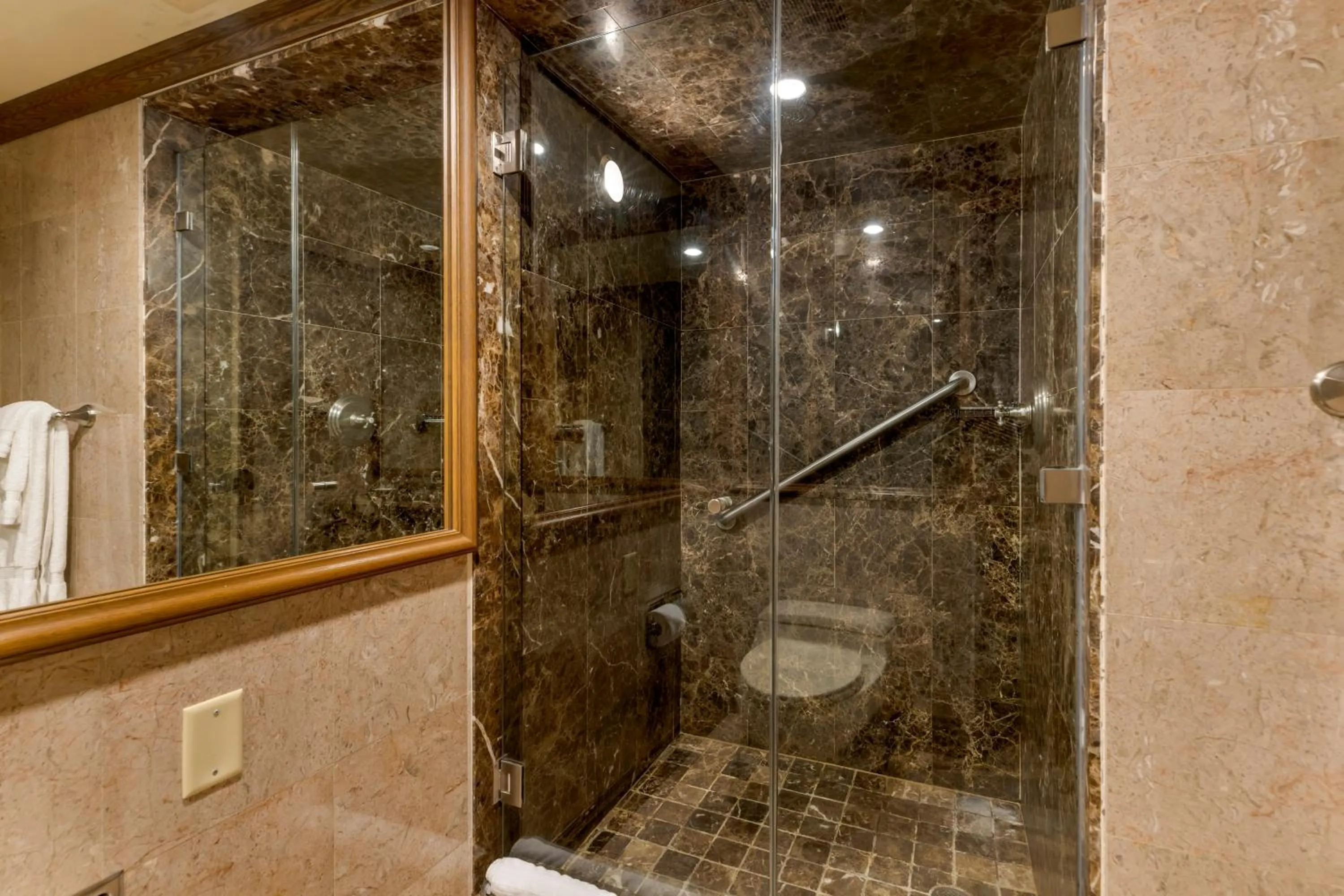 Bathroom in The Blakely by LuxUrban