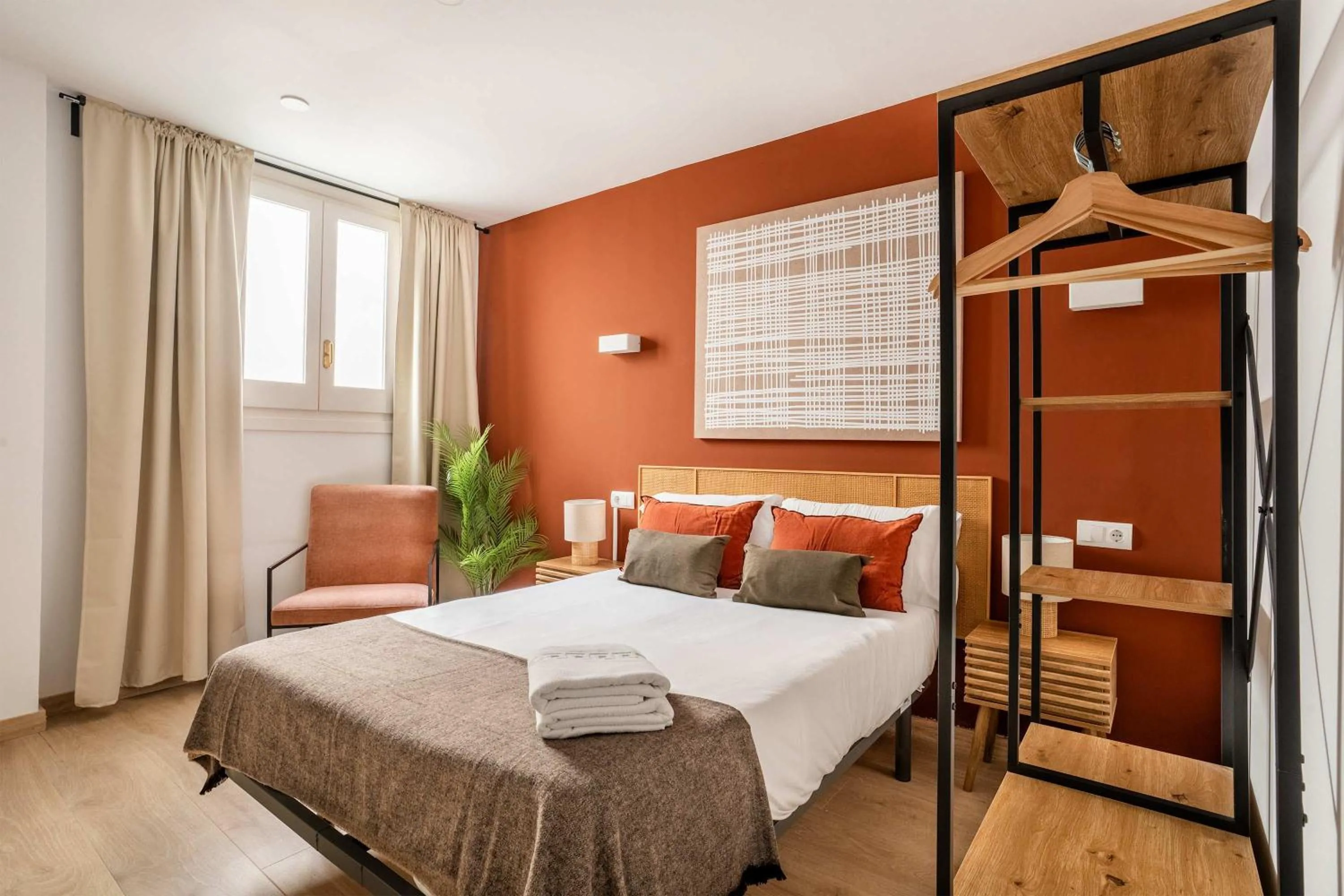 Bed in The Collection Barcelona - Paseo de Gracia 5BD and 3BTH for 10 with Terrace