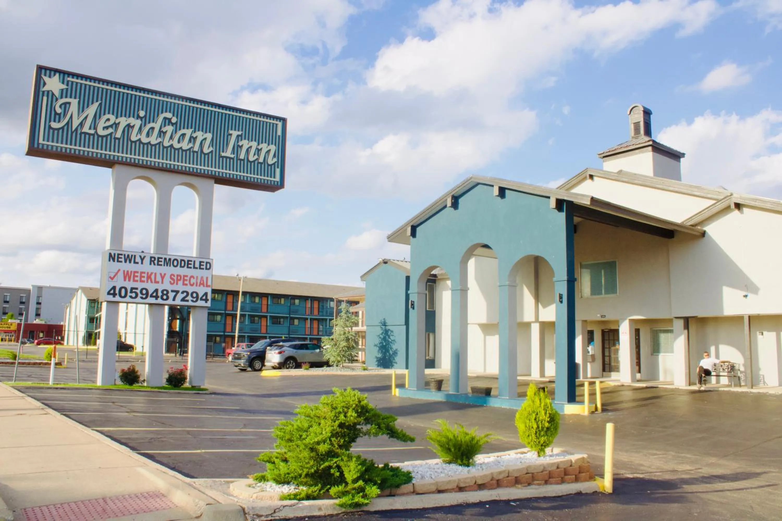 Property building in Meridian Inn Oklahoma City Airport