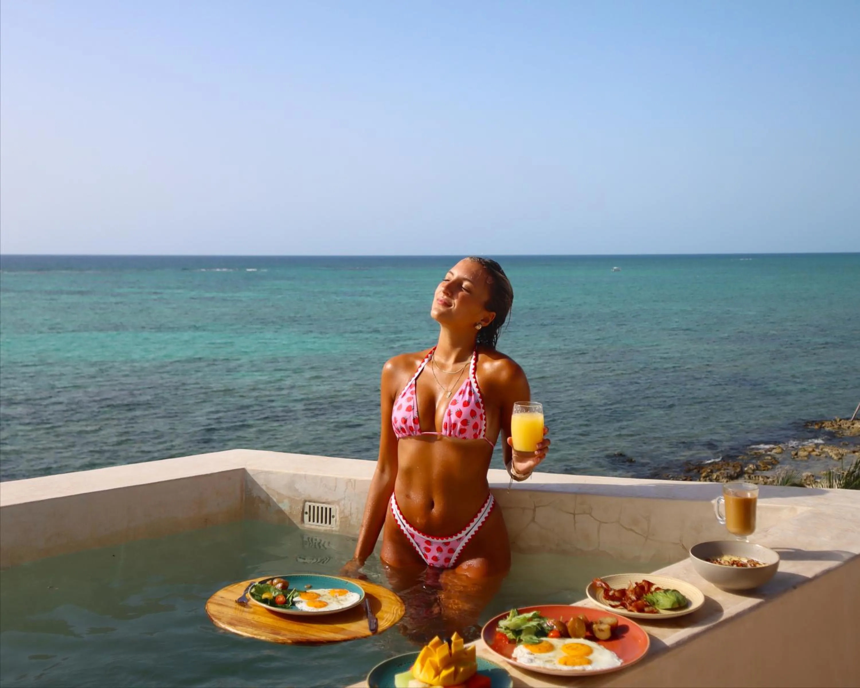 Pool view in Nerea Tulum