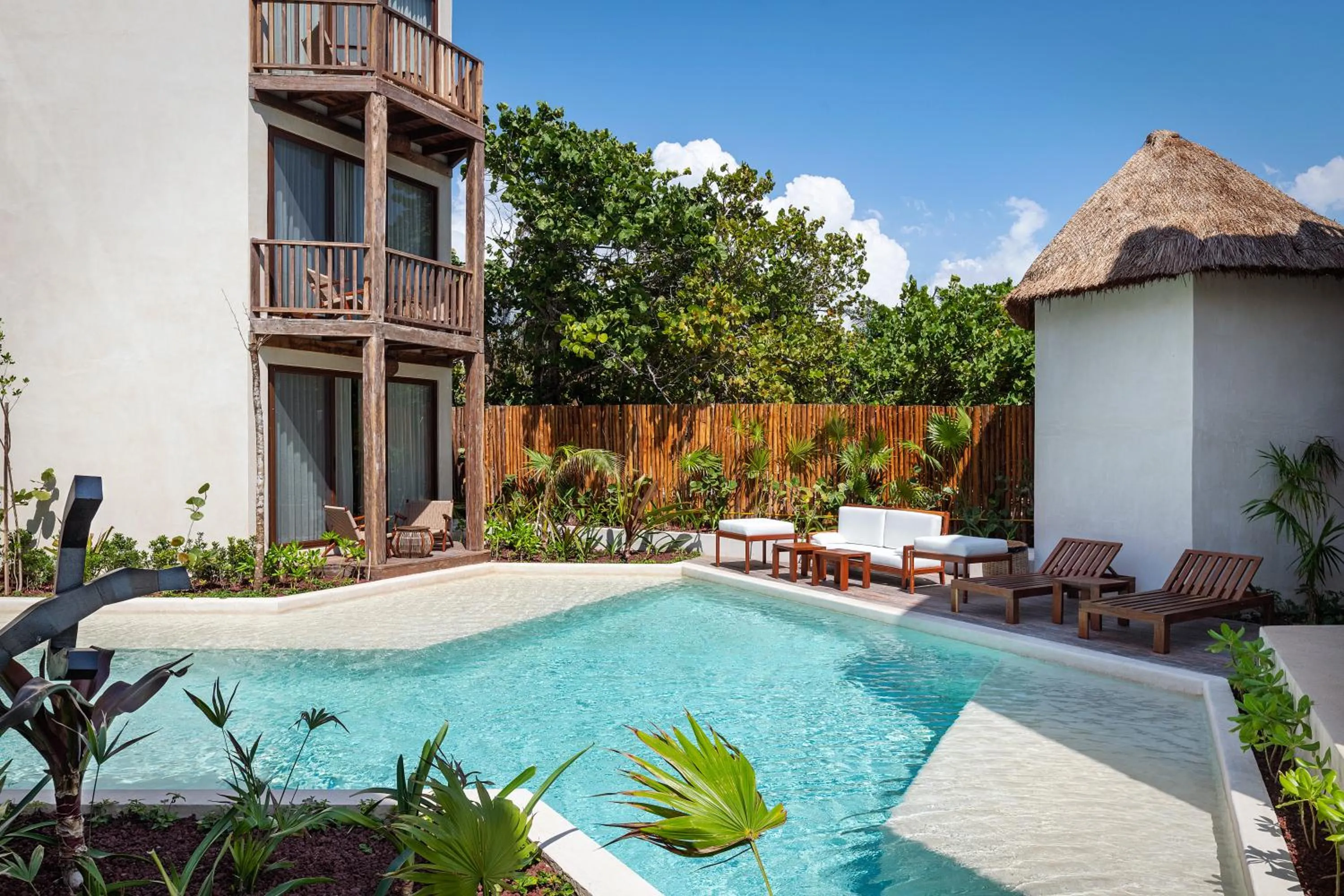 Pool view in Nerea Tulum
