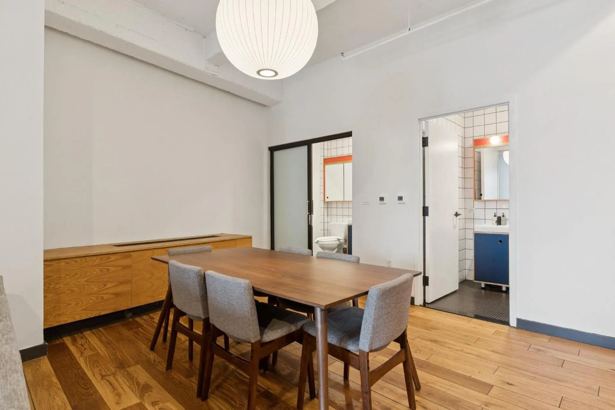 Seating area in Placemakr Wall Street