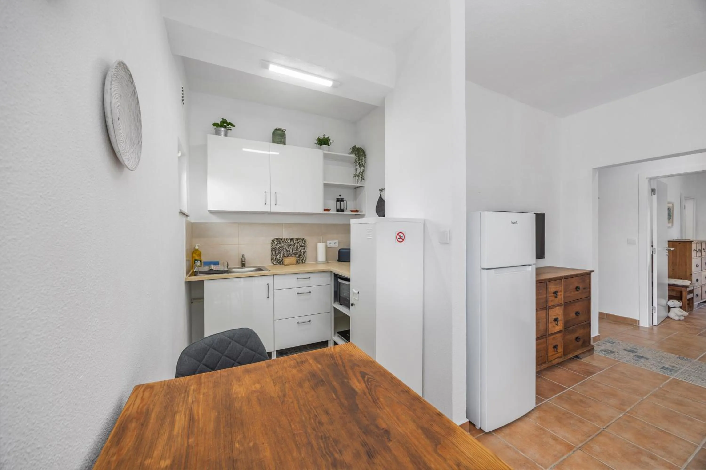 Kitchen or kitchenette in Casa Jardim Oasis