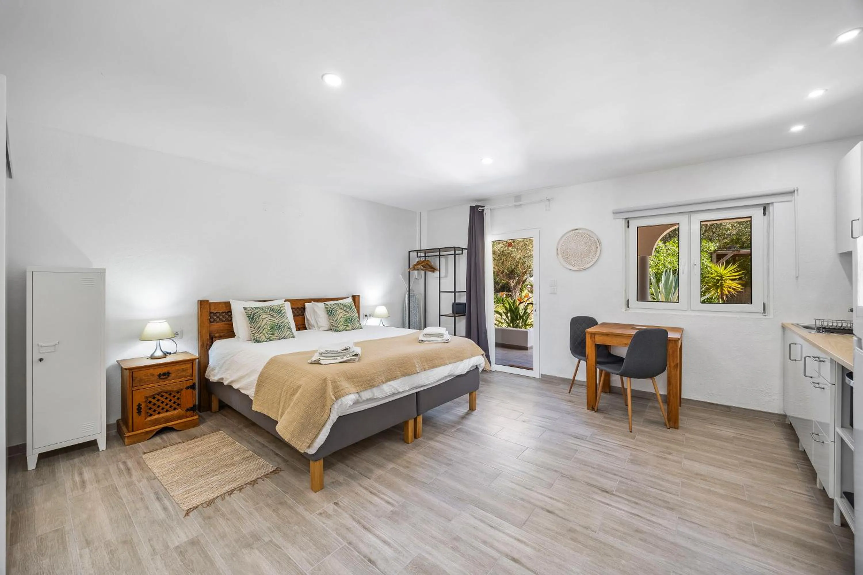 Bed in Casa Jardim Oasis