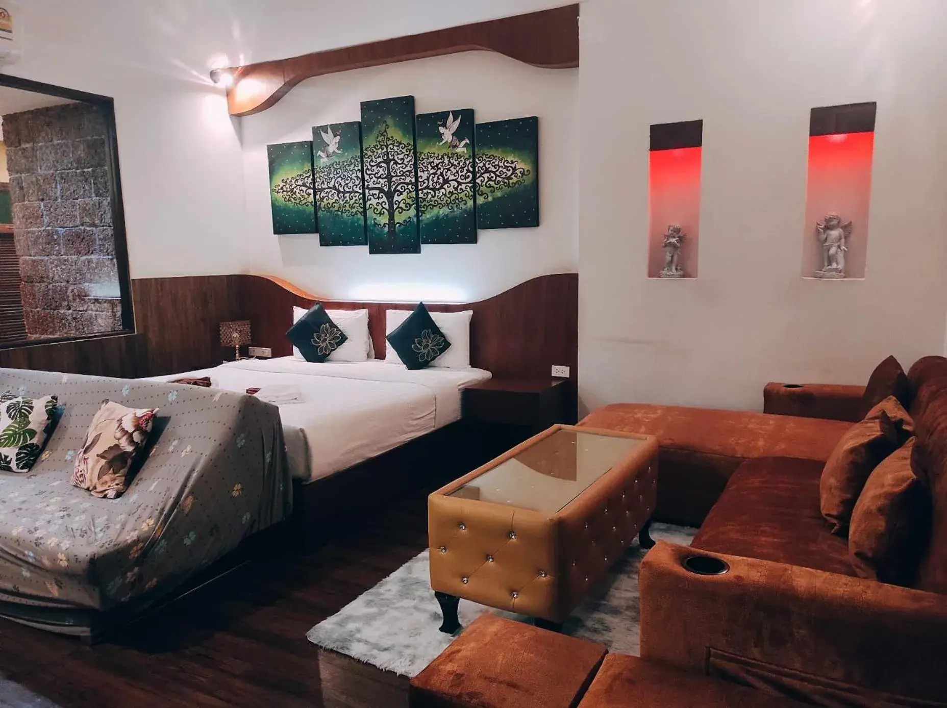 Bed in Foresto Sukhothai Guesthome Bed in Foresto Sukhothai Guesthome