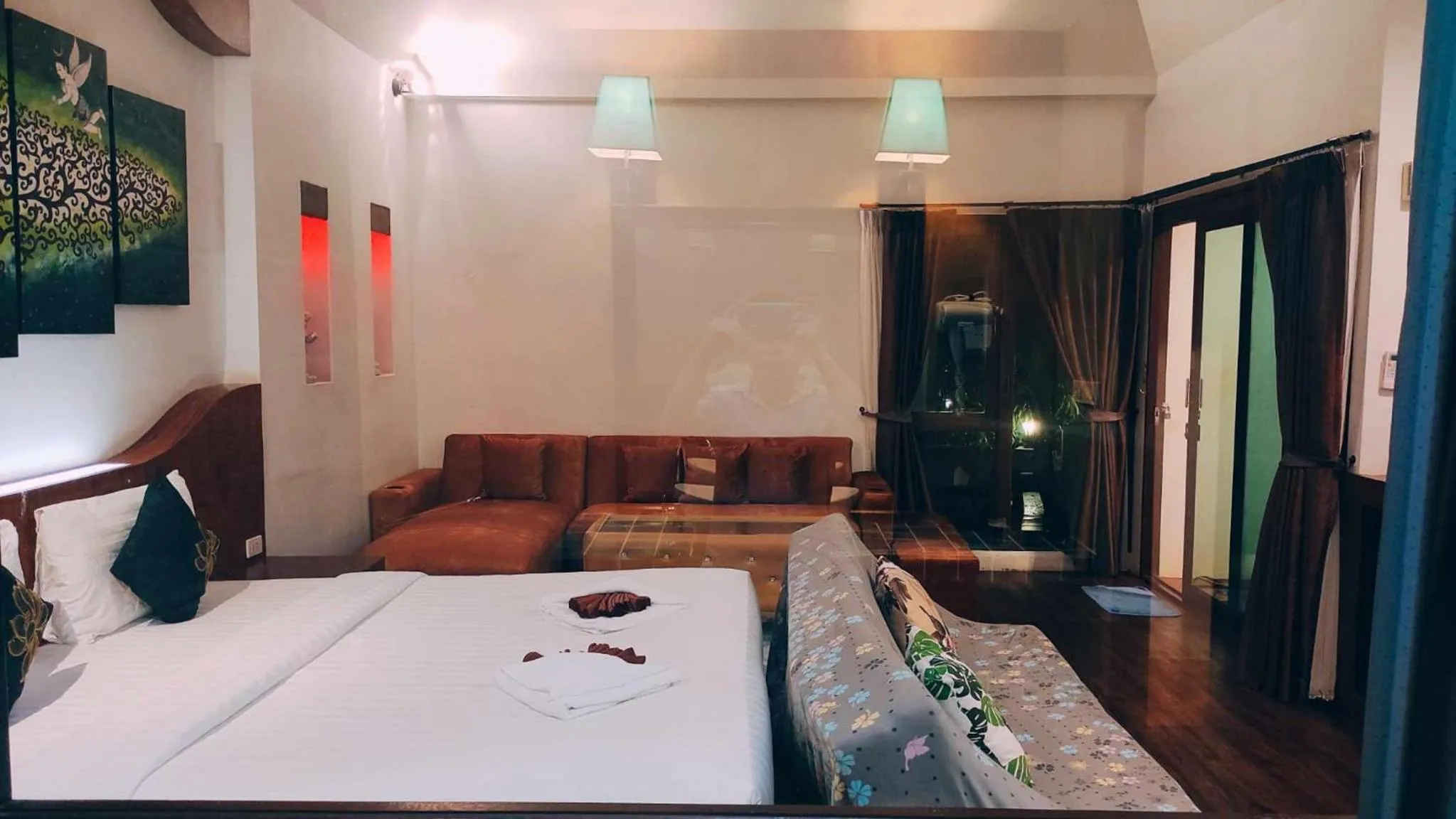 View (from property/room), Bed in Foresto Sukhothai Guesthome