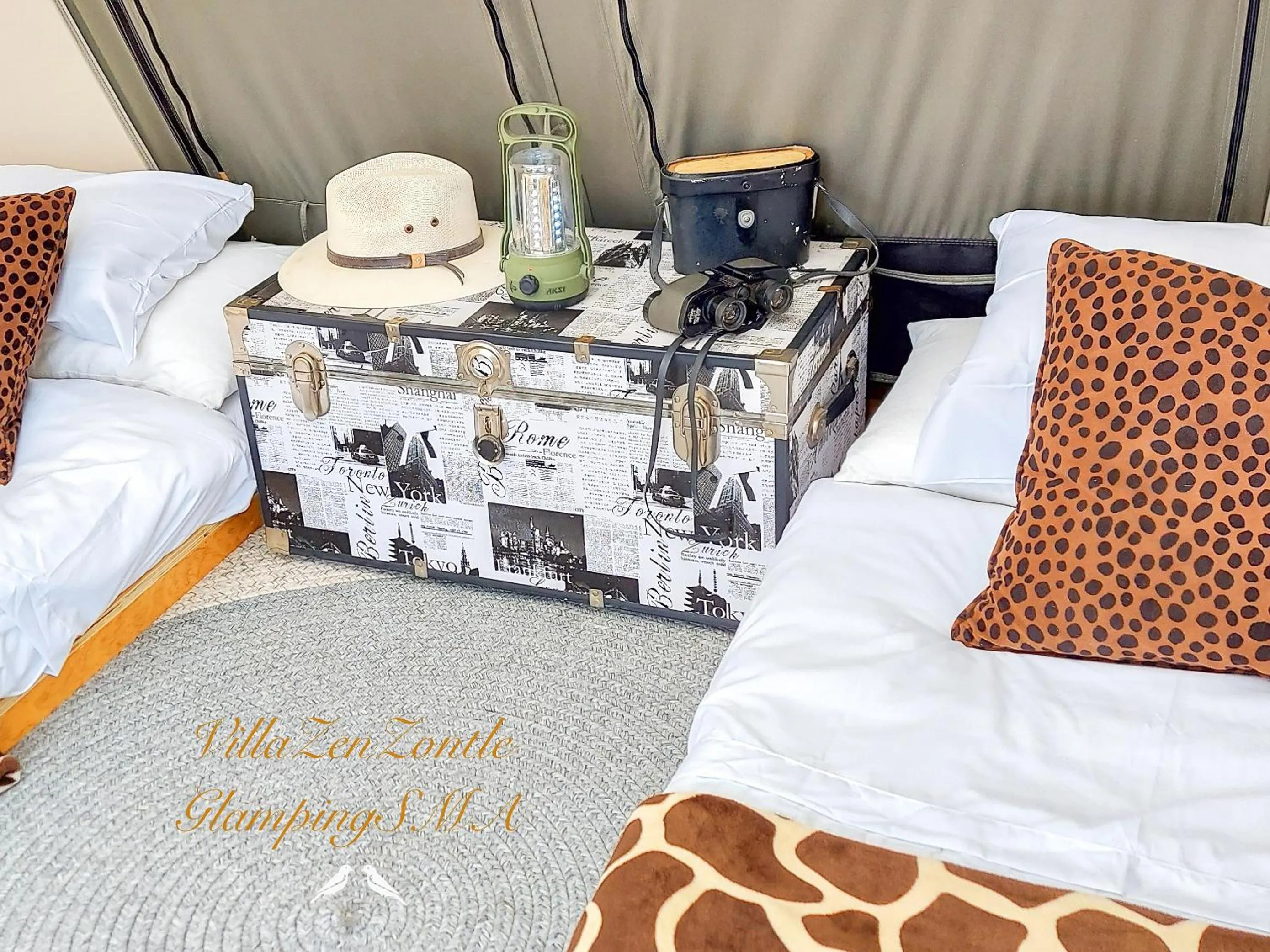 Bedroom in ZenZontle GlampingSMA