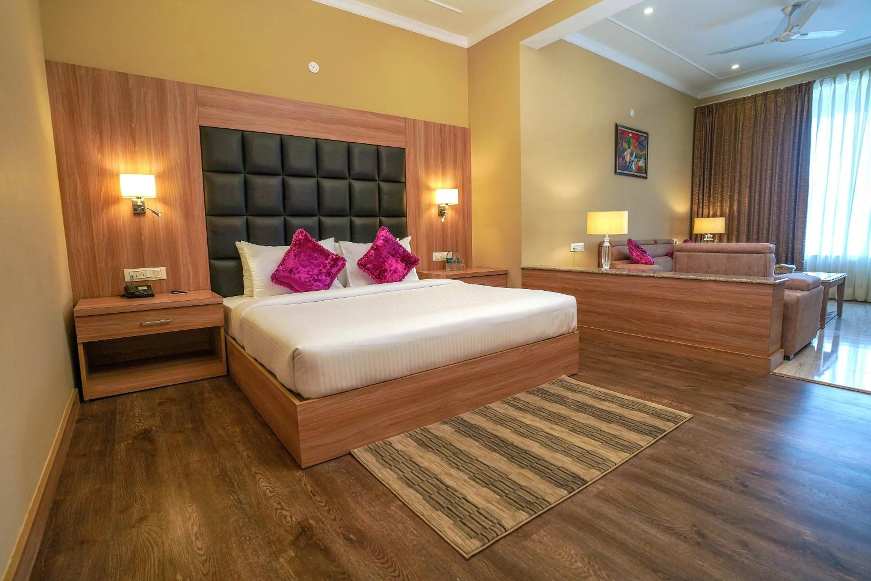 Bed in Neugal Riverfront Resort