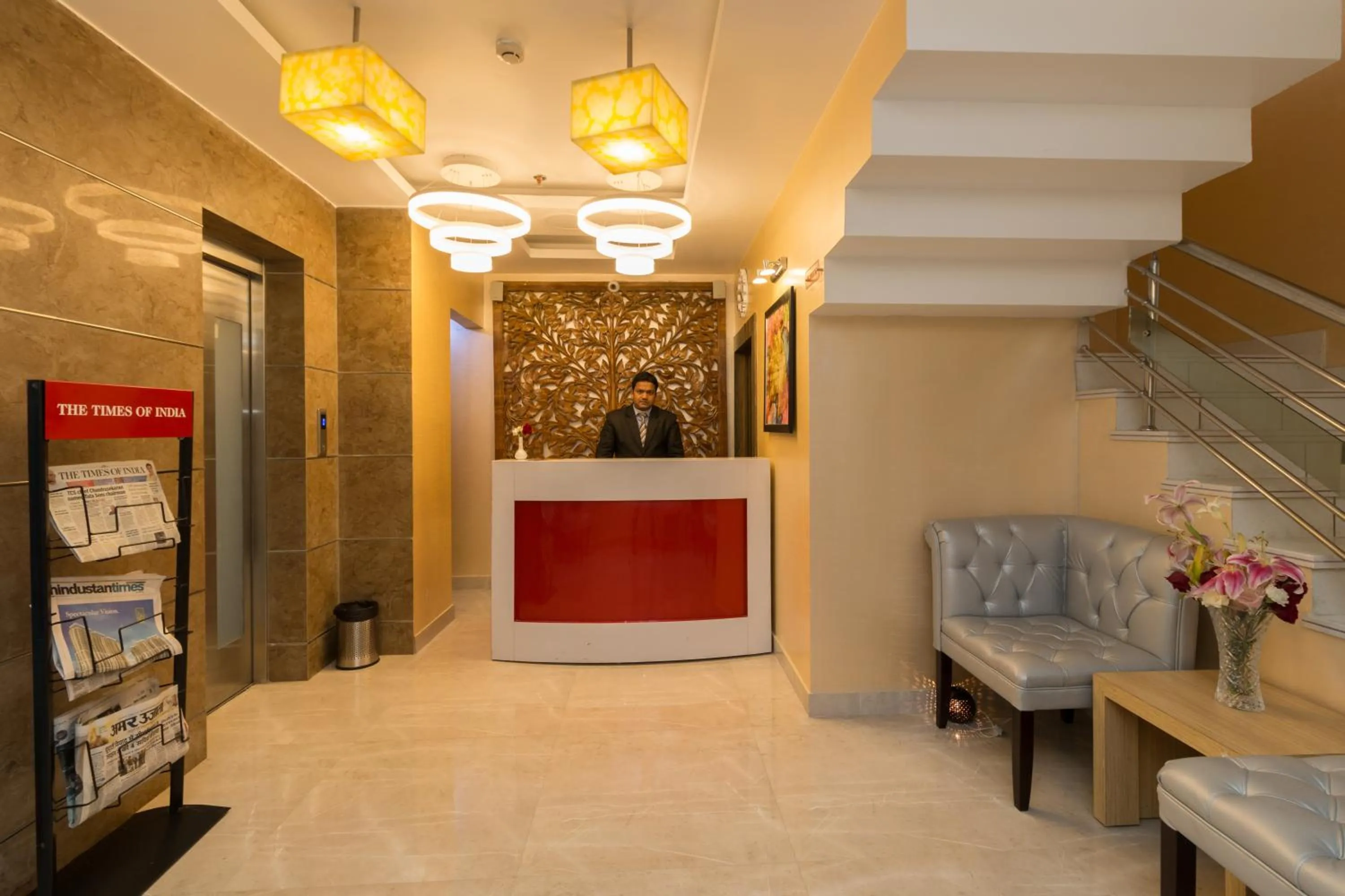 Lobby or reception in The Solitaire Express