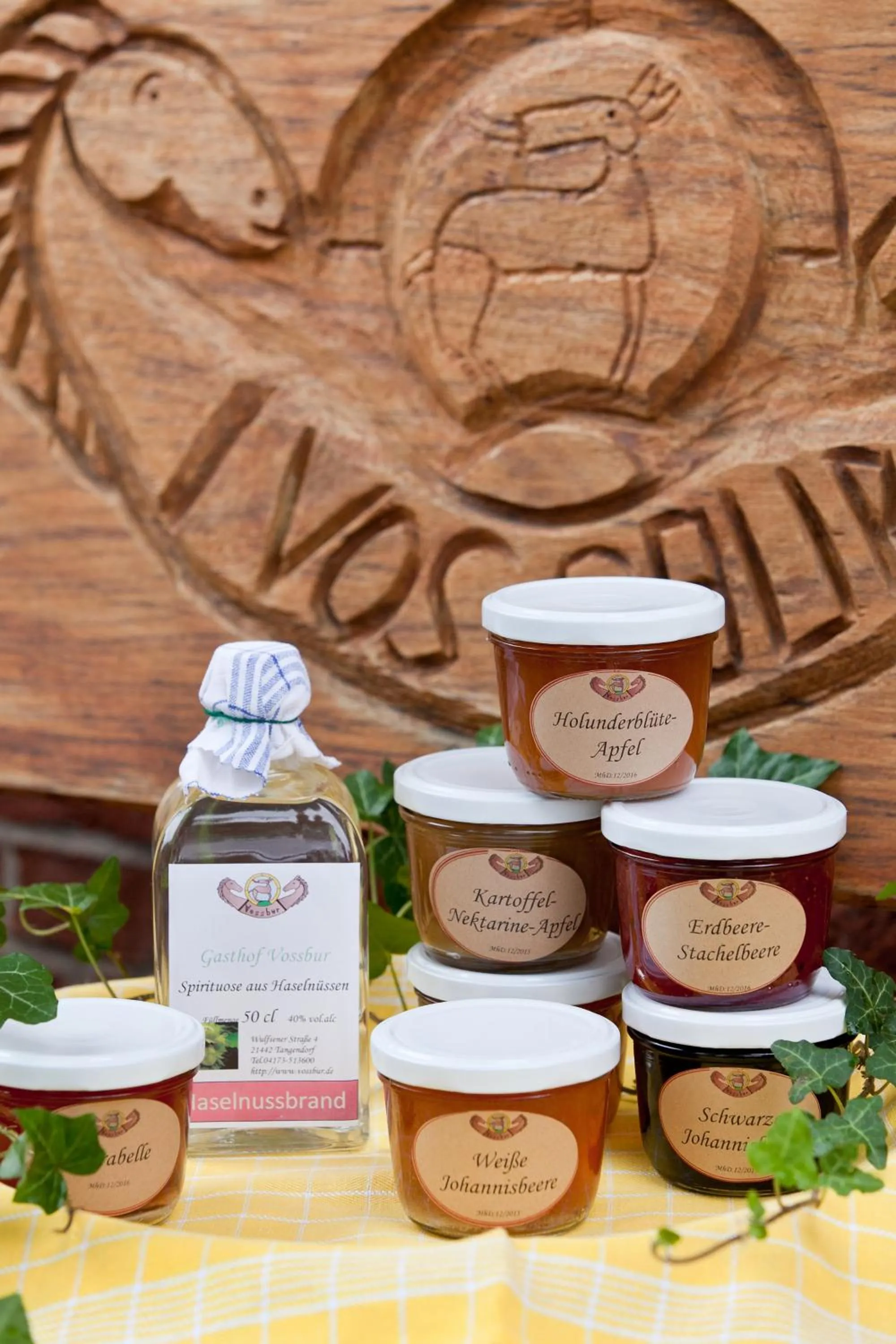 Food and drinks in Gasthof Vossbur