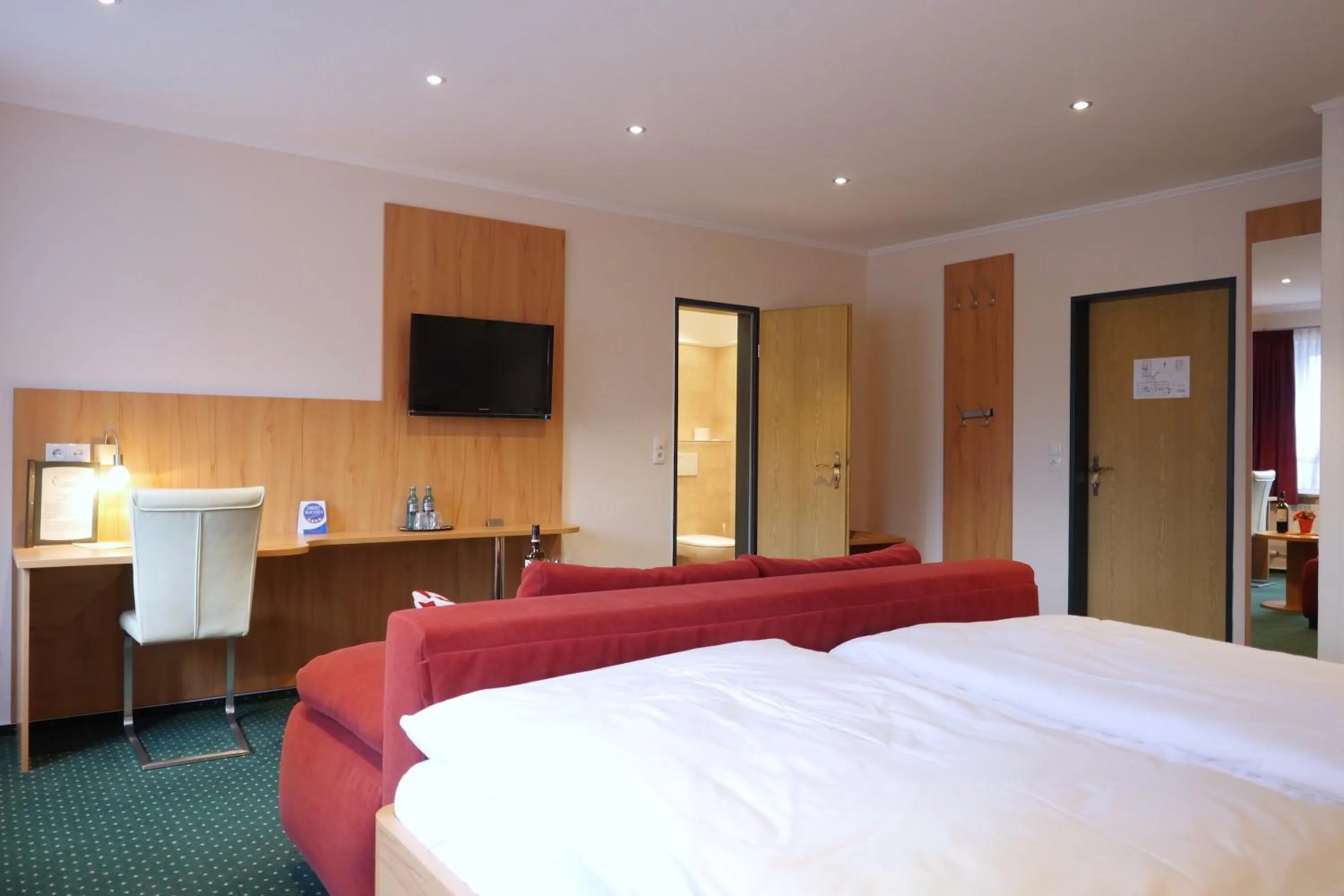 Bed in Gasthof Vossbur