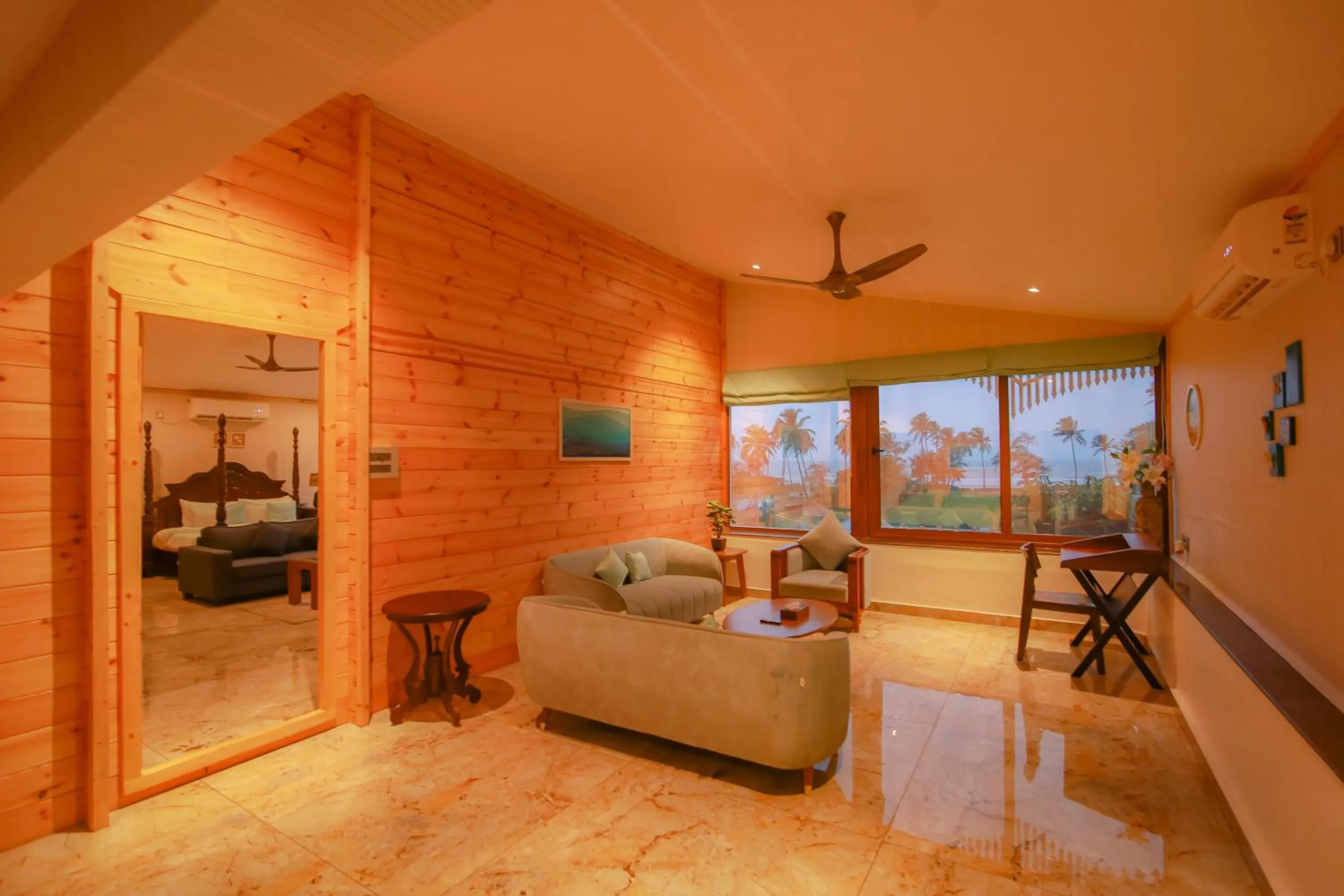 Seating area in Sea Queen Beach Resort & Spa