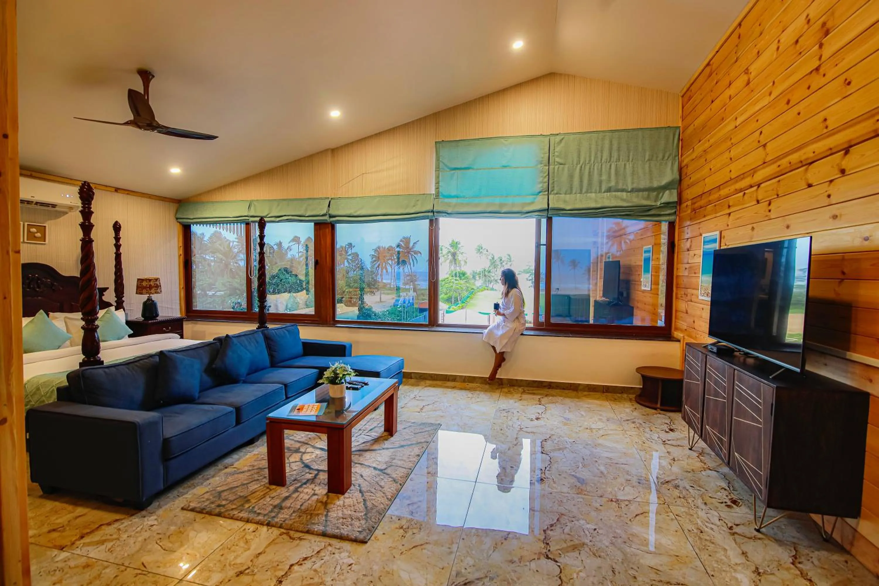 Living room in Sea Queen Beach Resort & Spa