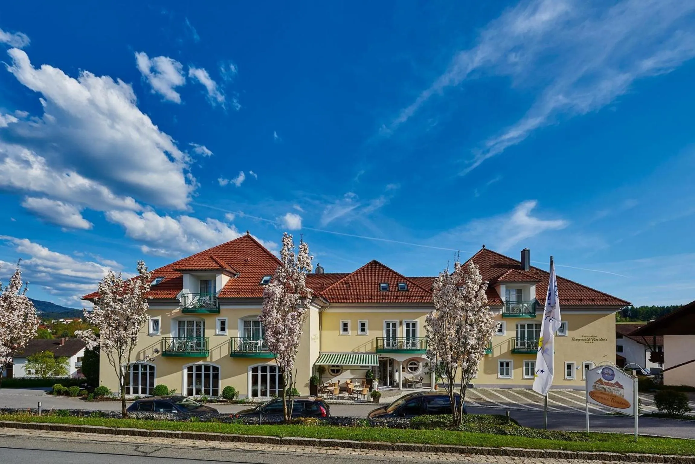 Bird's eye view in AKZENT Hotel Bayerwald-Residenz