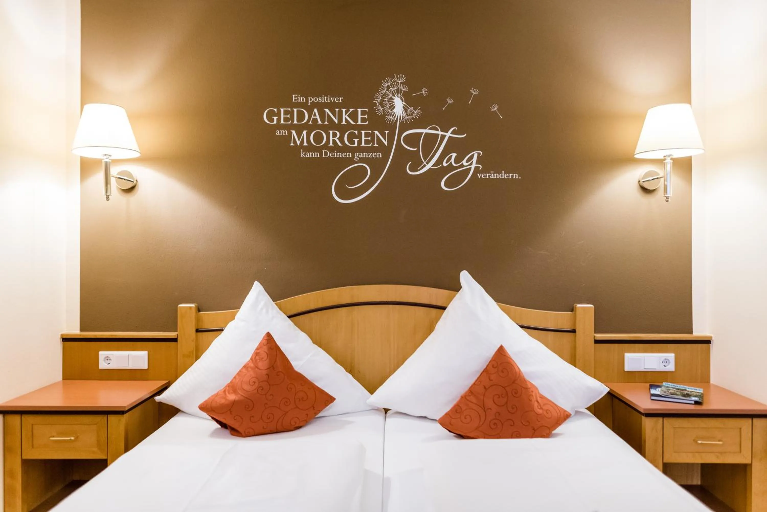 Bed in AKZENT Hotel Bayerwald-Residenz