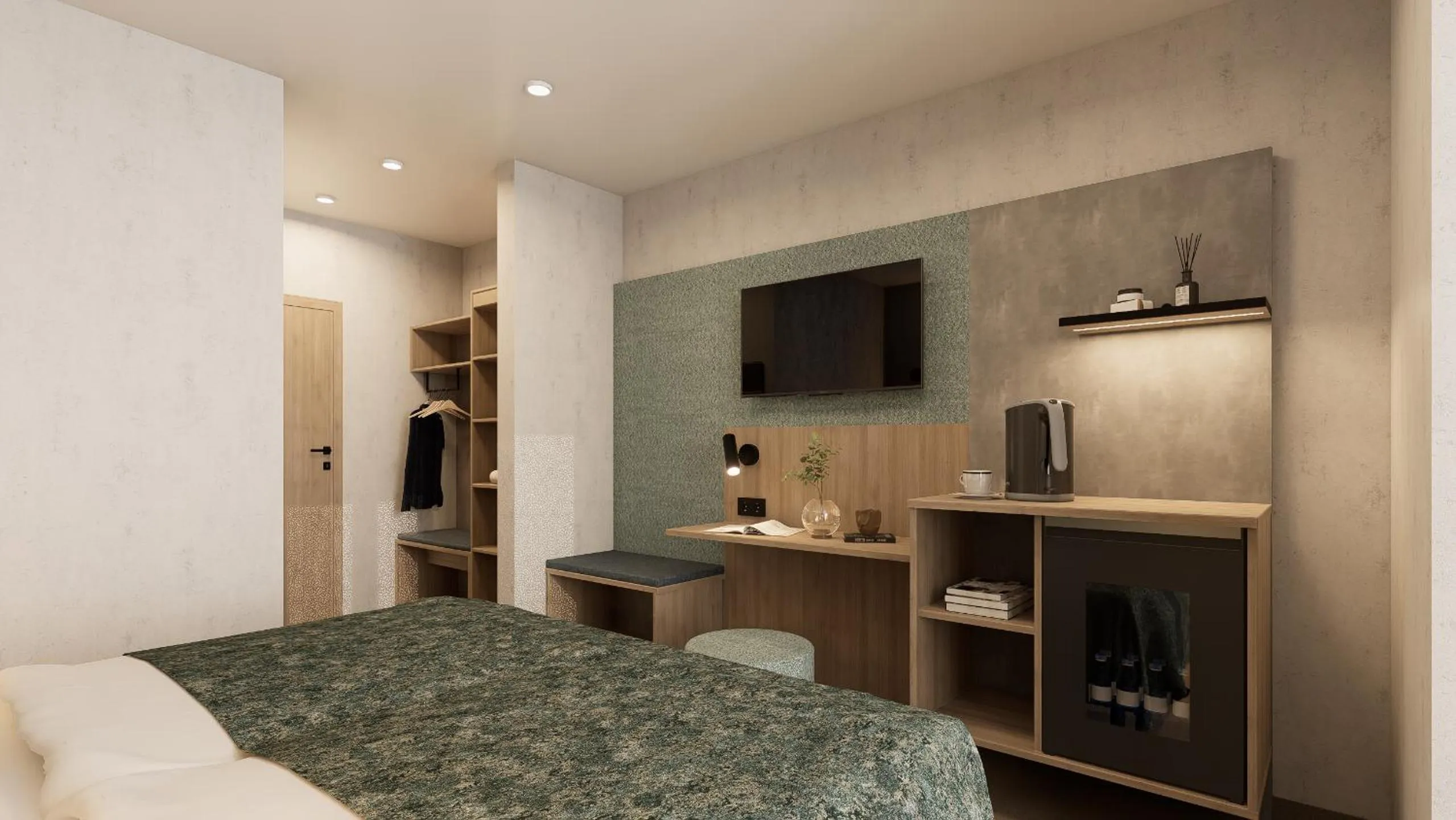 TV and multimedia, Bed in Insel Hotel Bonn - Superior