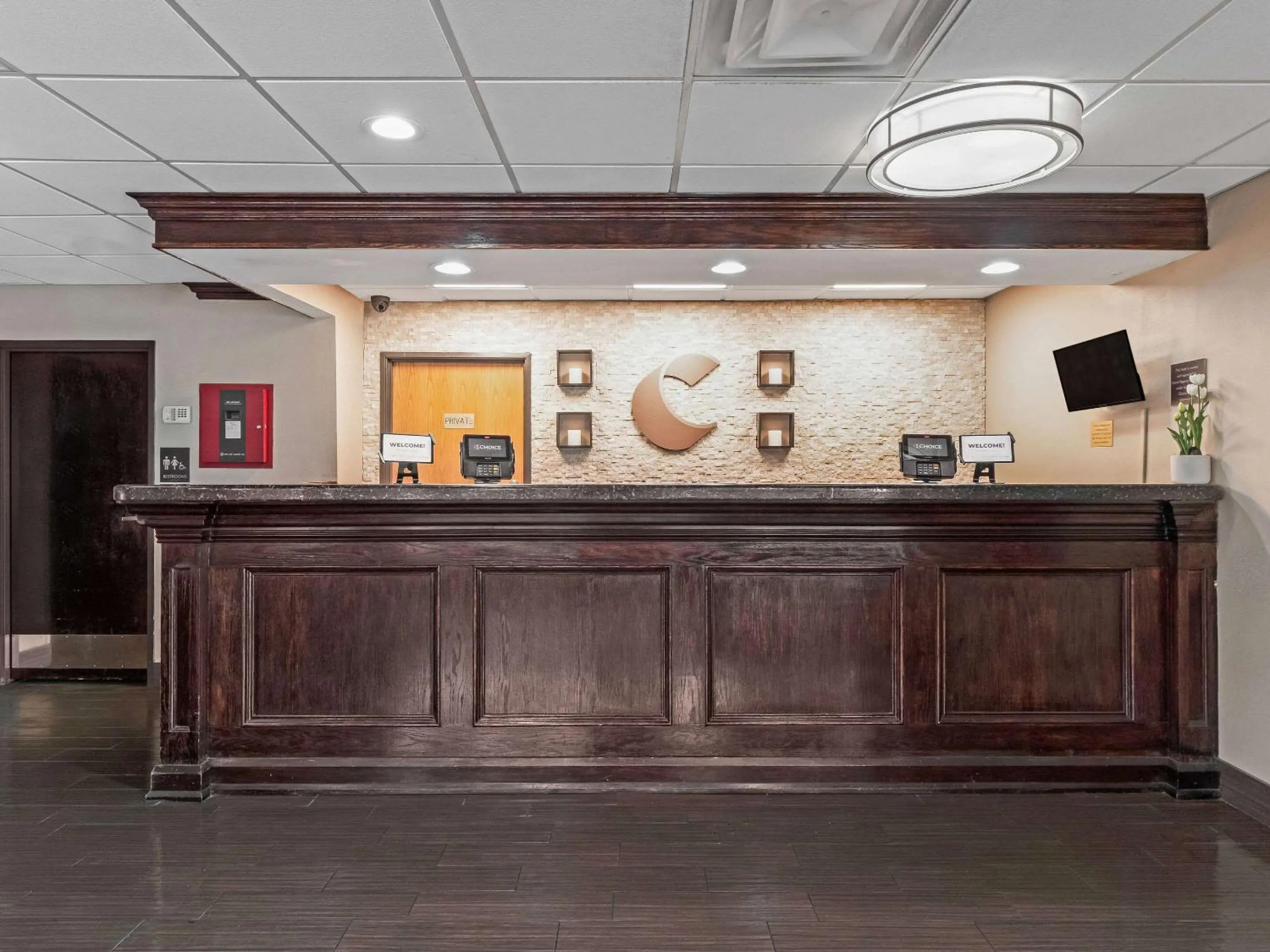 Lobby or reception in Comfort Inn Detroit Downtown