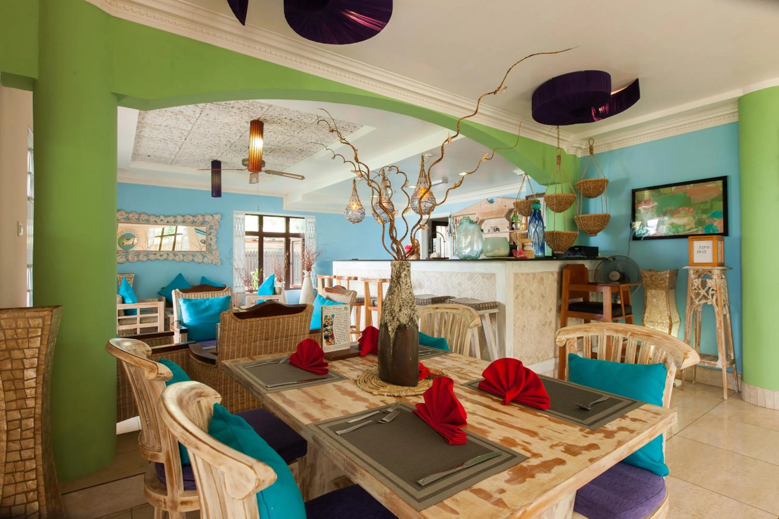 Dining area in Le Relax Beach House