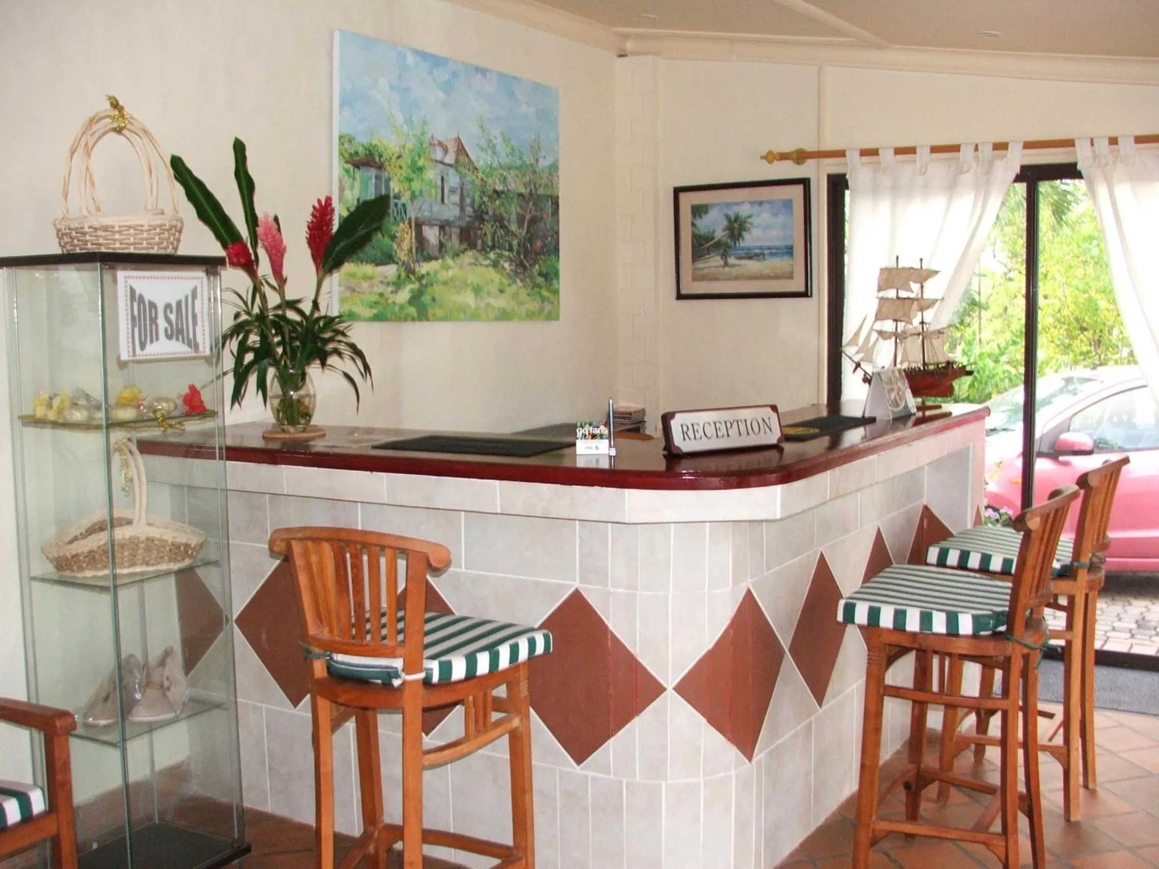Lobby or reception in Carana Hilltop Villa Seychelles