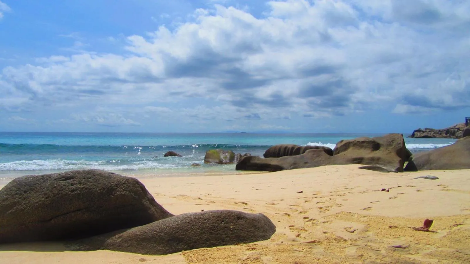 Beach in Carana Hilltop Villa Seychelles