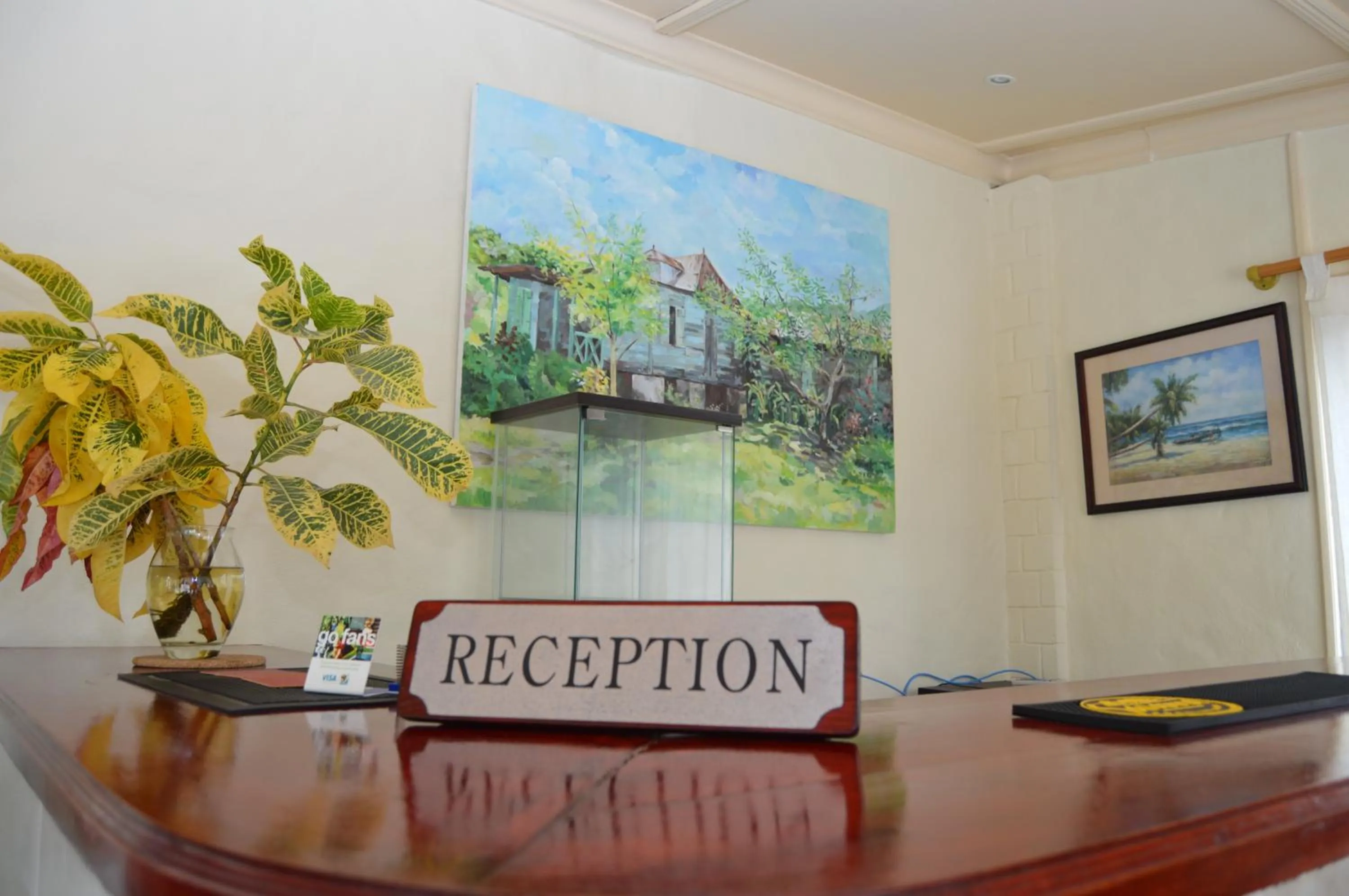 Lobby or reception in Carana Hilltop Villa Seychelles