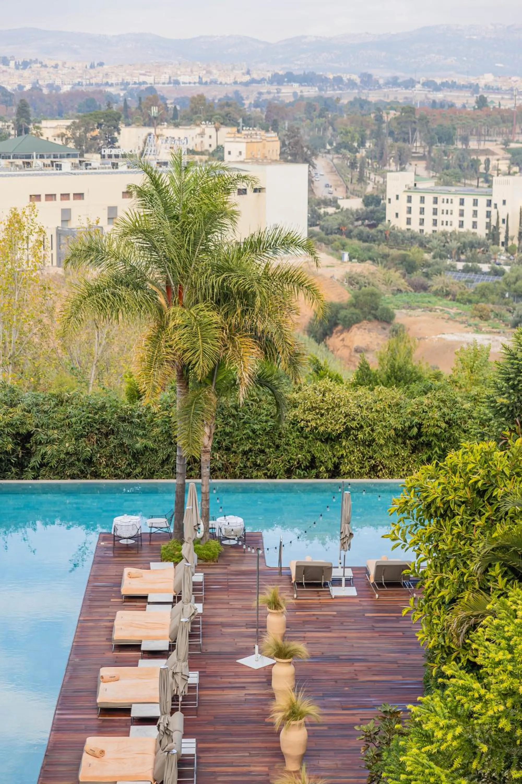 Pool view in Hotel Sahrai