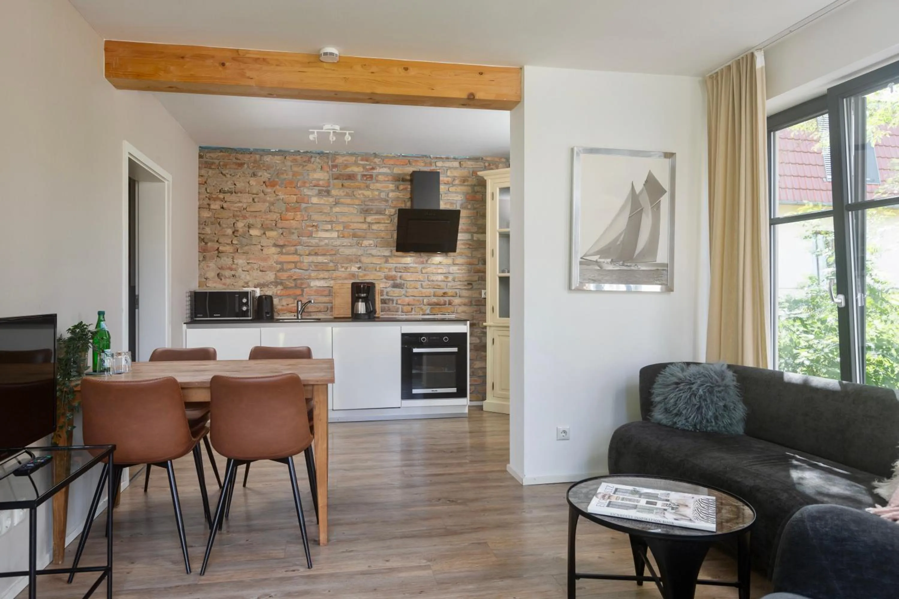 Kitchen or kitchenette in SEEBADHOF Berlin-Rangsdorf