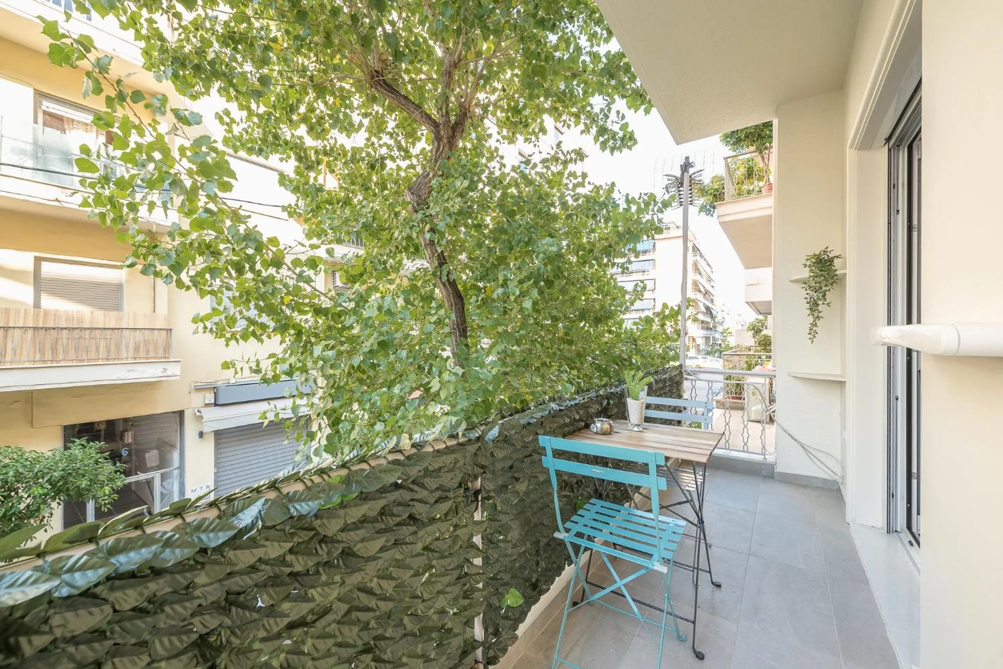 Balcony/Terrace in Athens Bright Suite by CloudKeys