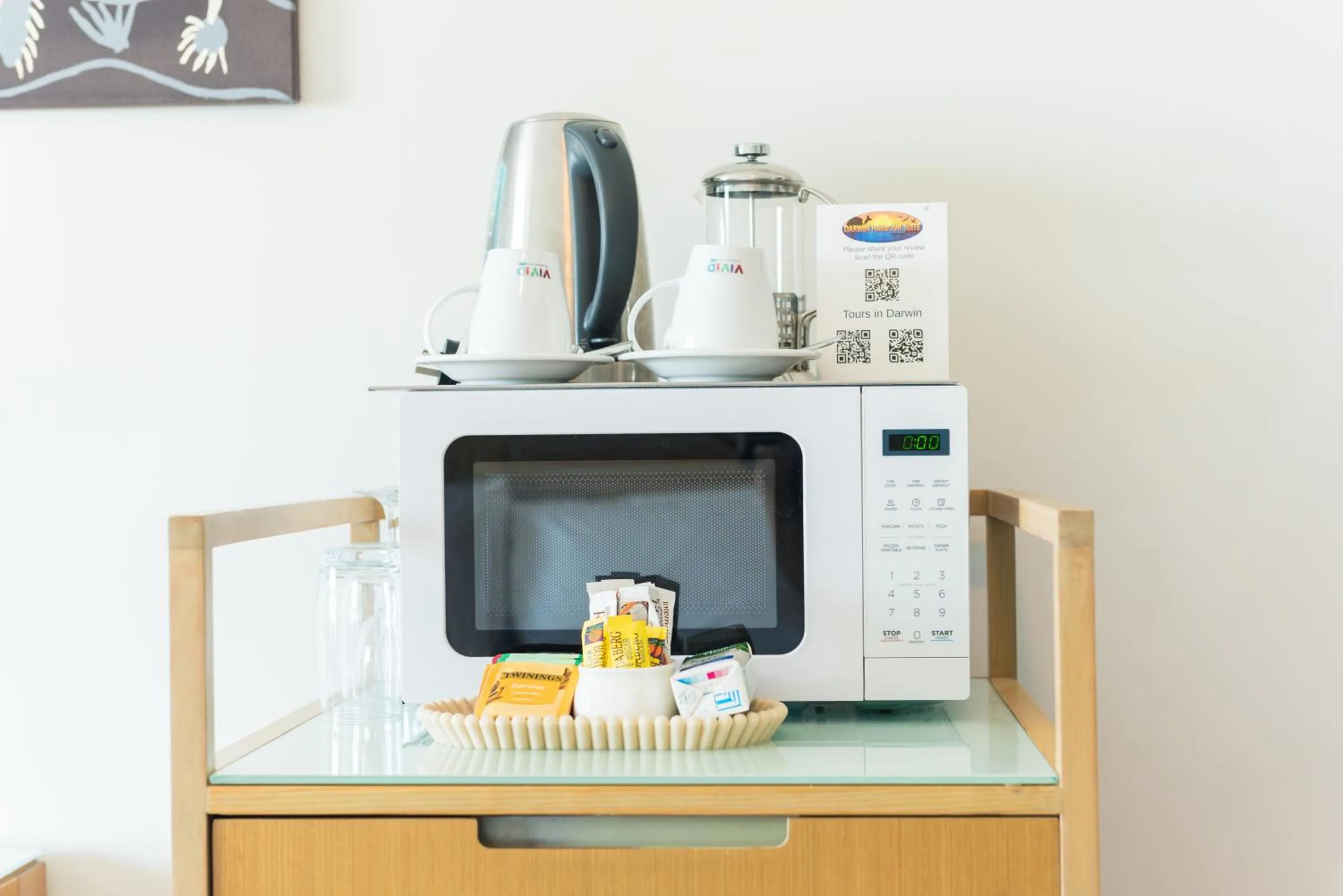 Coffee/tea facilities in Darwin Harbour Suites
