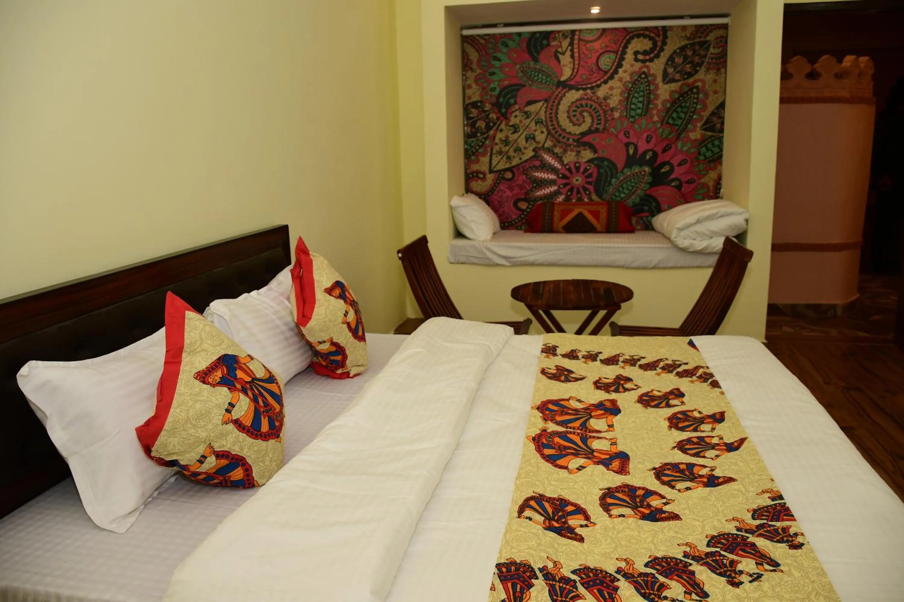 Bedroom, Bed in The Vantage Haveli