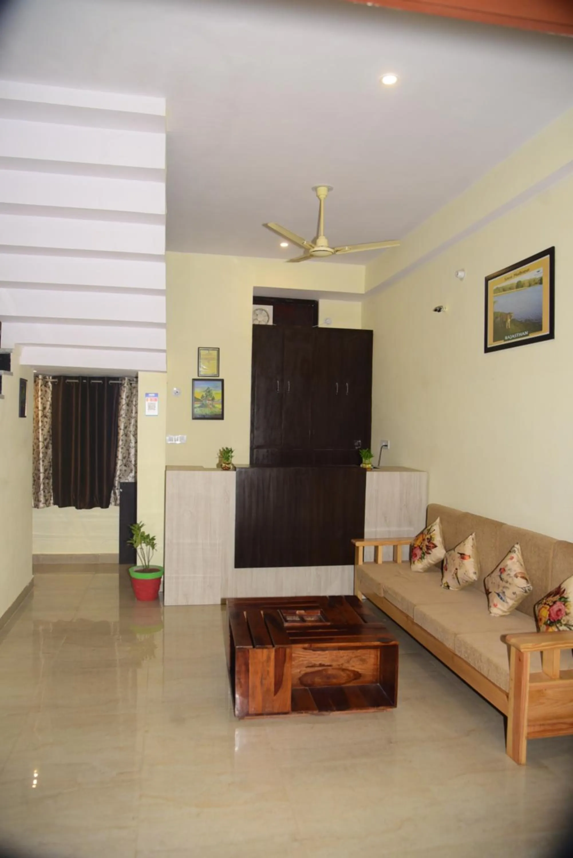 Seating area in The Vantage Haveli