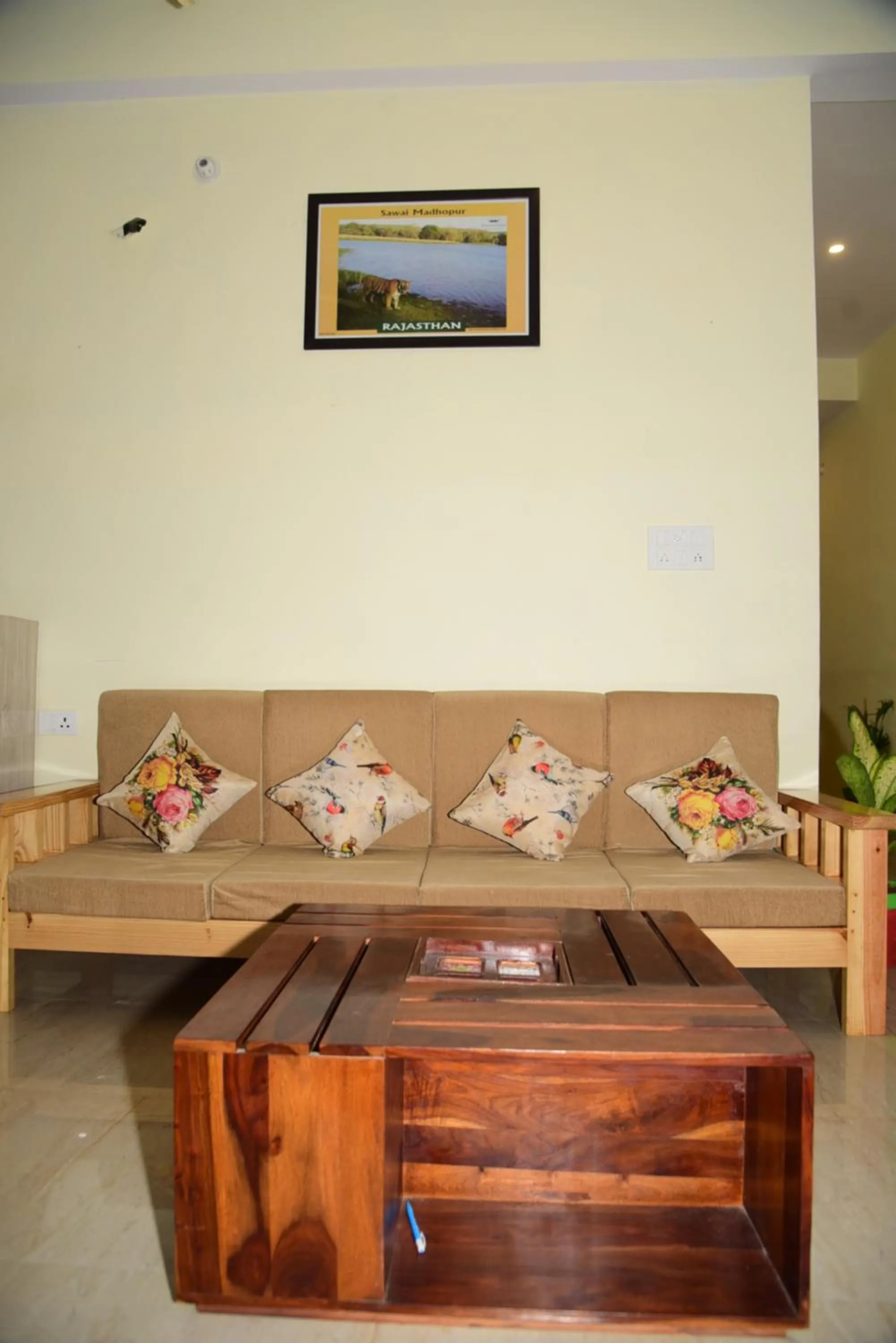 Seating area in The Vantage Haveli