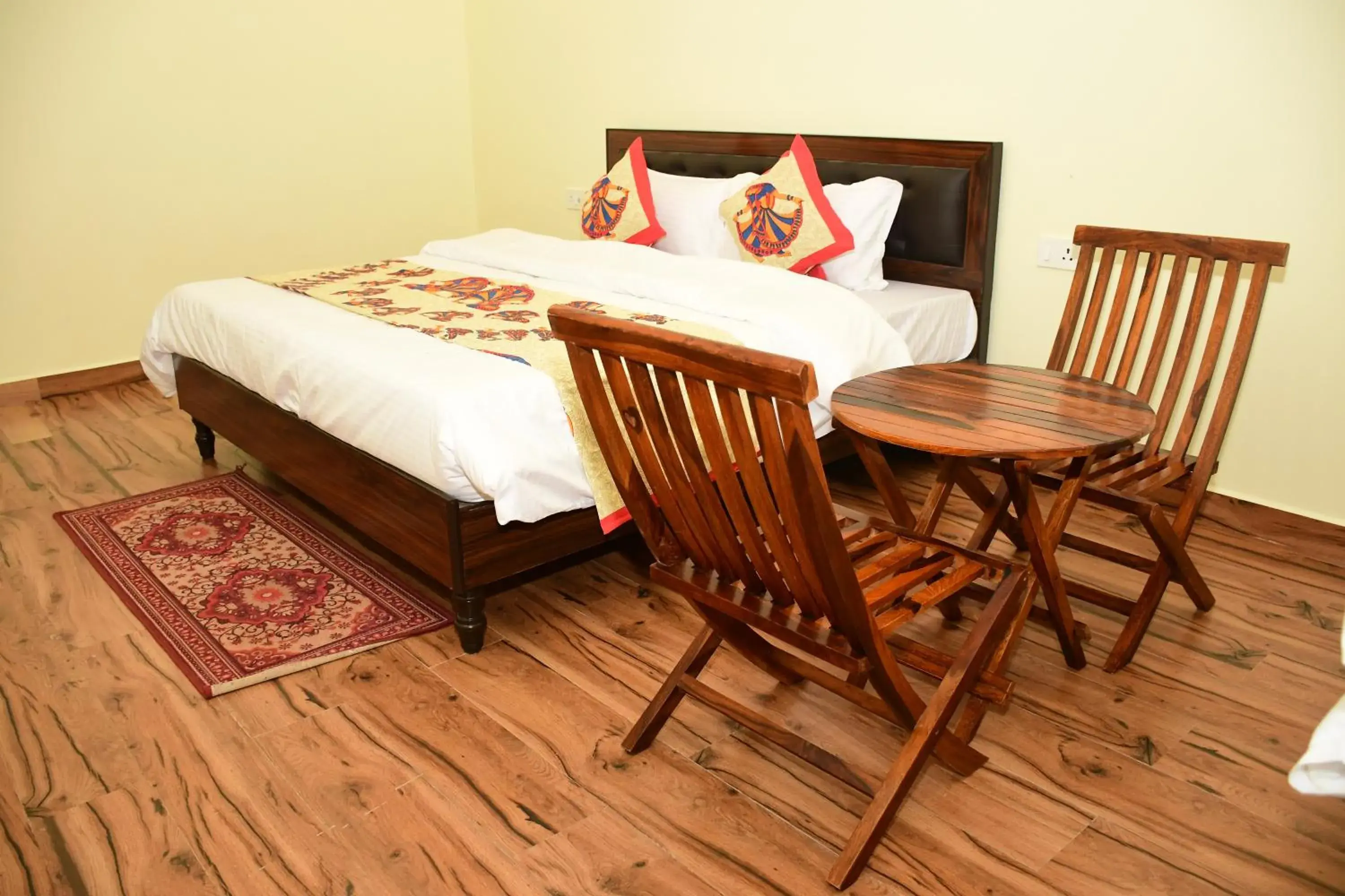 Bed in The Vantage Haveli Bed in The Vantage Haveli