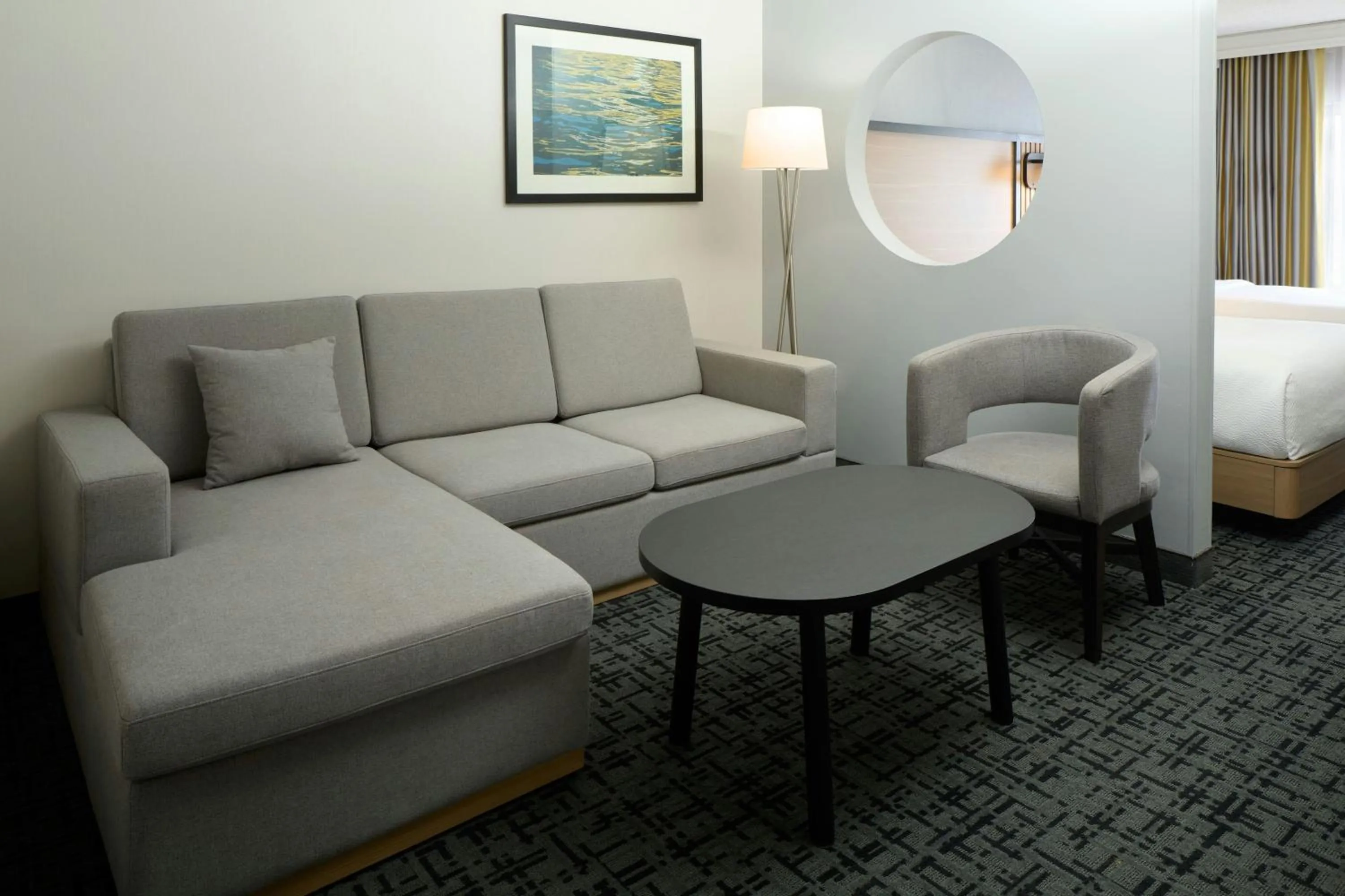 Photo of the whole room, Bed in Fairfield Inn & Suites by Marriott Montreal Airport