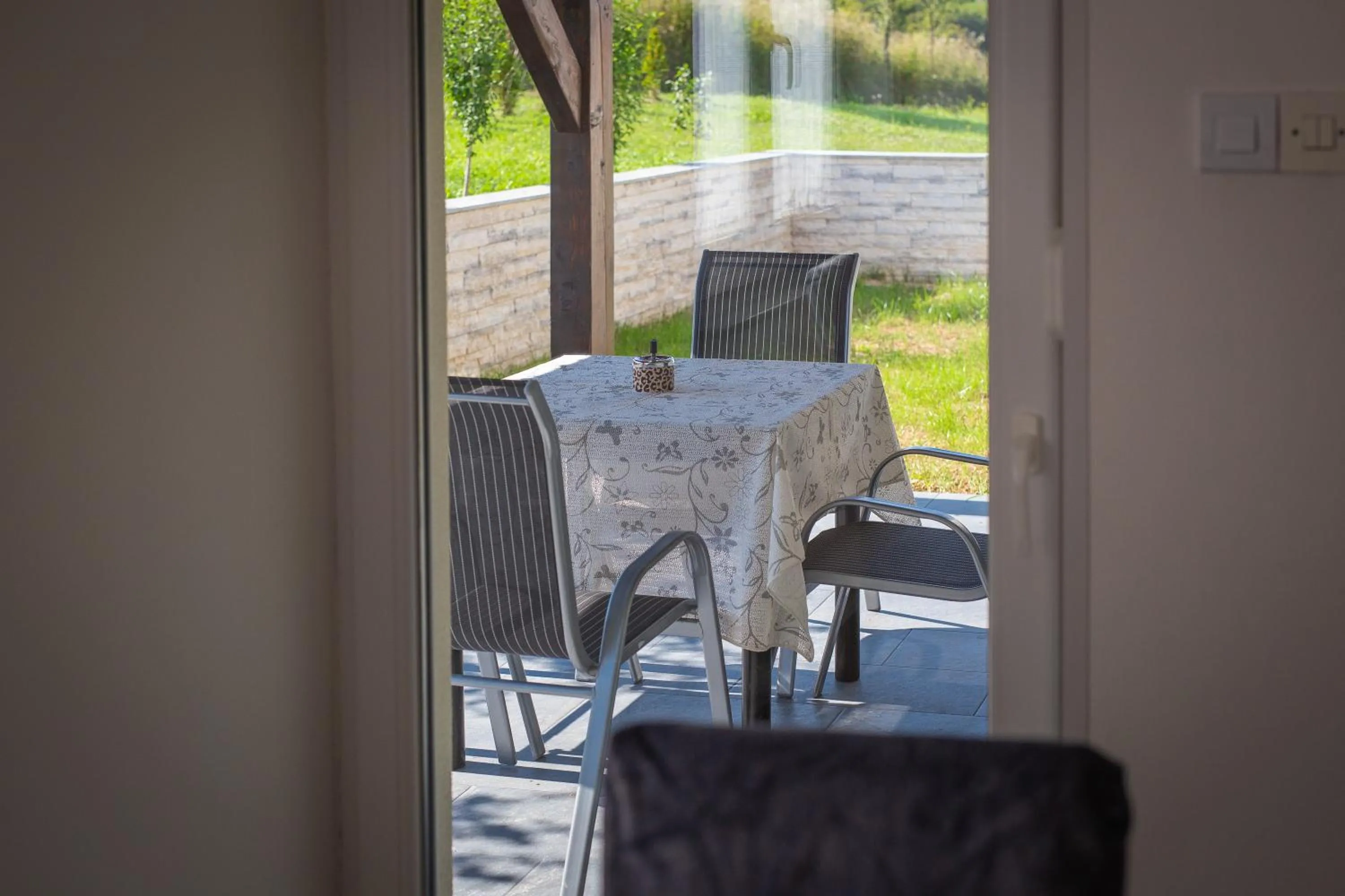 Patio in Apartmani Leptir