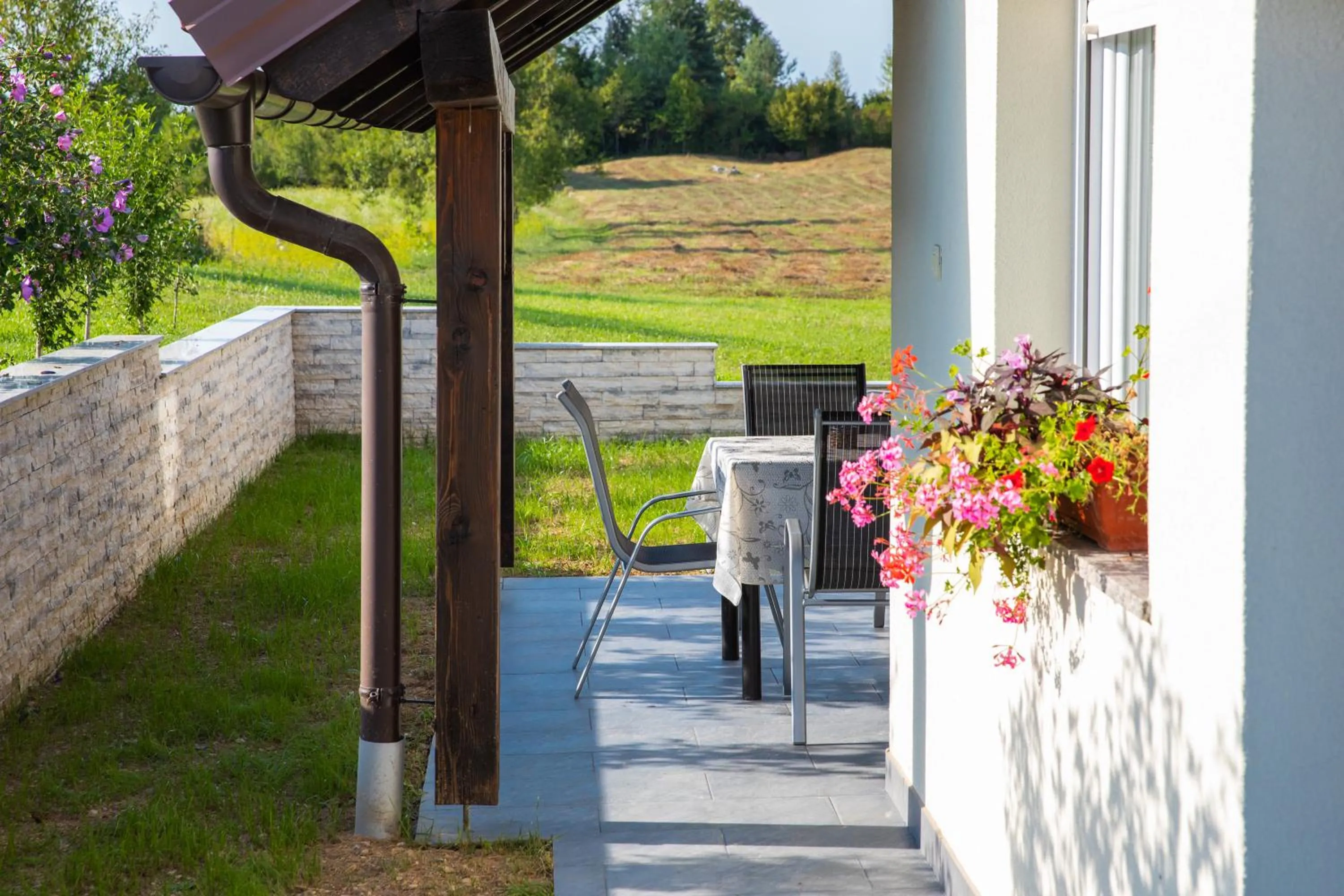 Patio in Apartmani Leptir