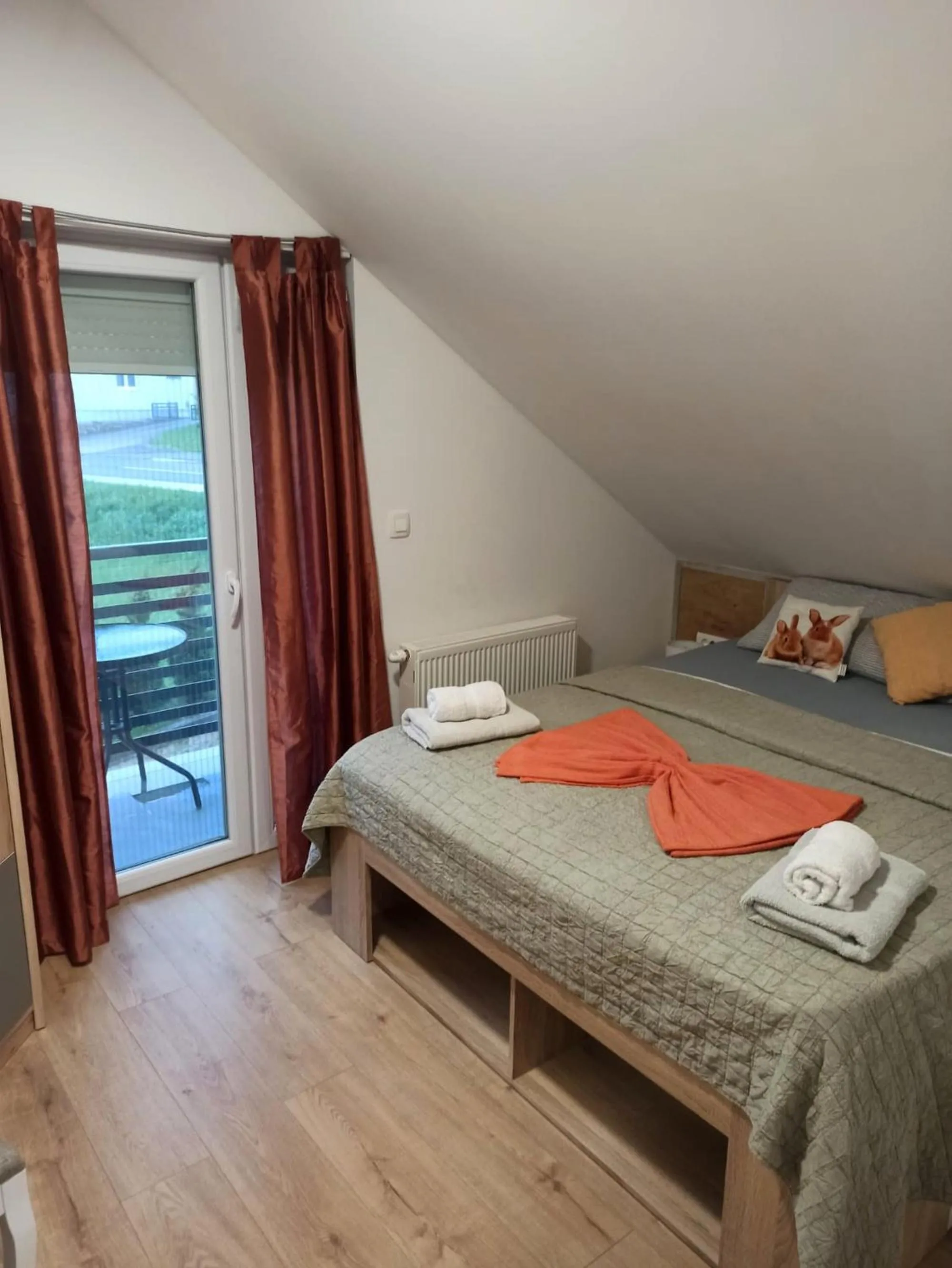 Bed in Apartmani Leptir