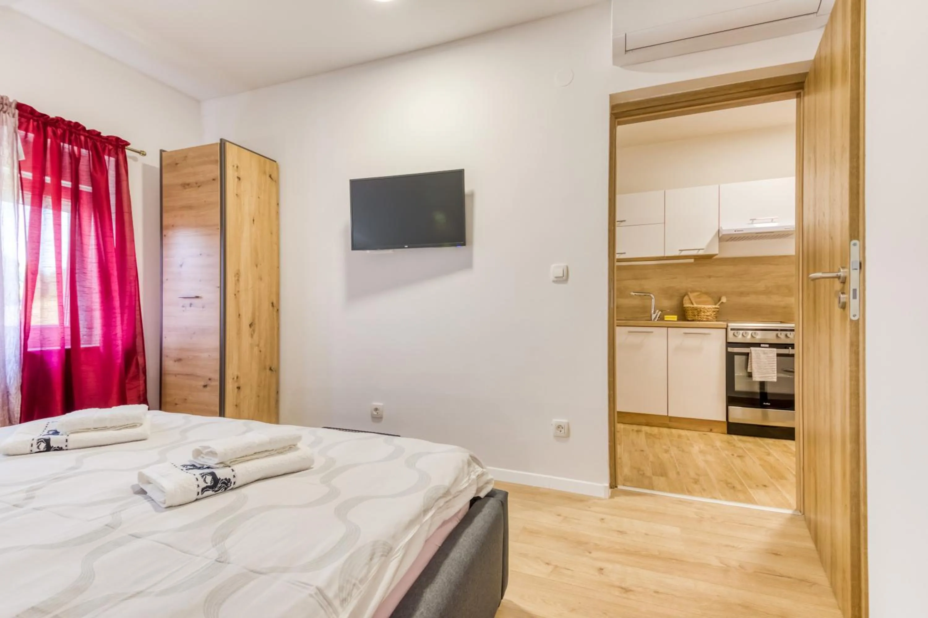 Bedroom, Bed in Apartmani Leptir