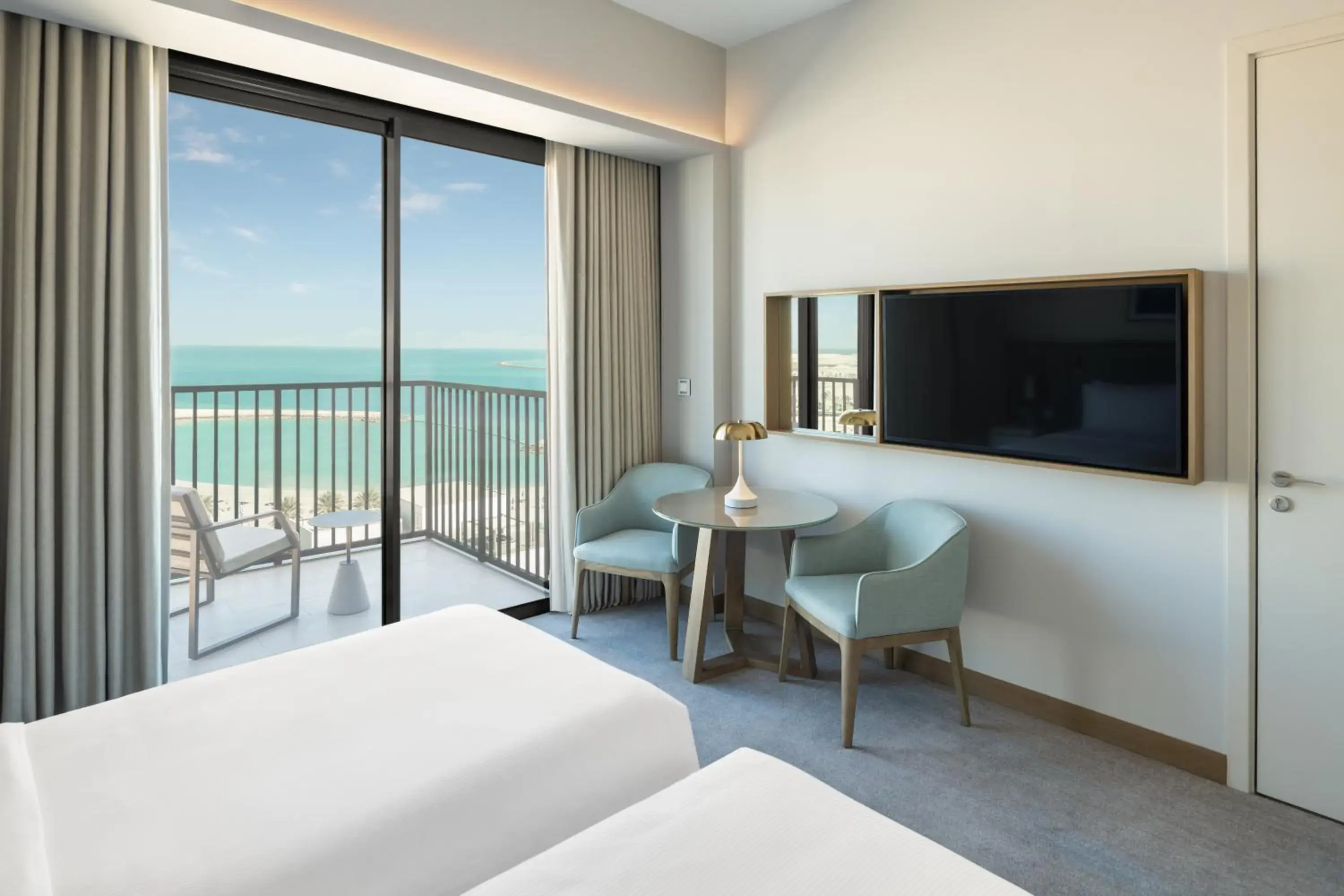 Deluxe Twin Room with Sea View in Vida Beach Resort Marassi Al Bahrain Deluxe Twin Room with Sea View in Vida Beach Resort Marassi Al Bahrain