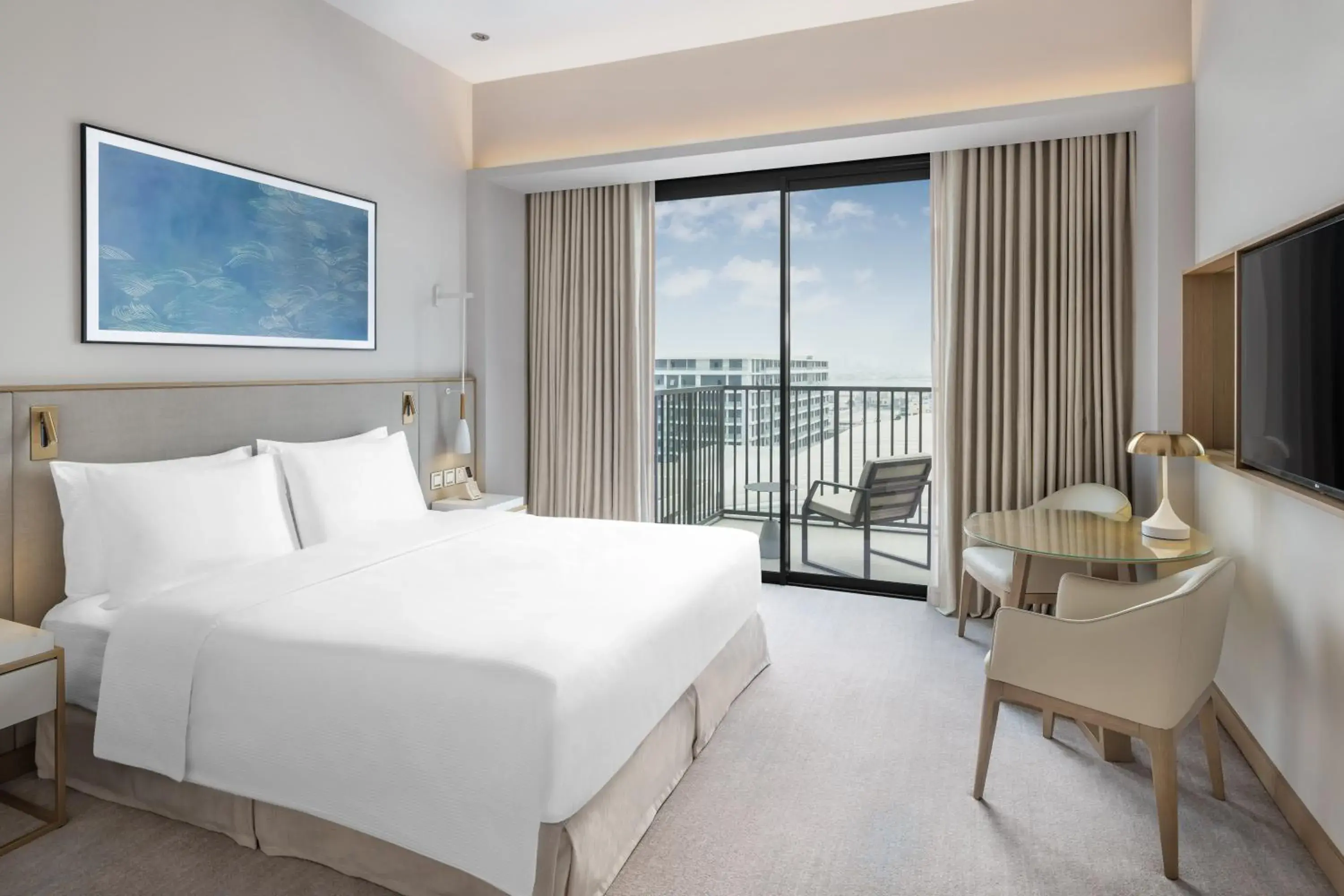 Deluxe King Room with Balcony in Vida Beach Resort Marassi Al Bahrain Deluxe King Room with Balcony in Vida Beach Resort Marassi Al Bahrain