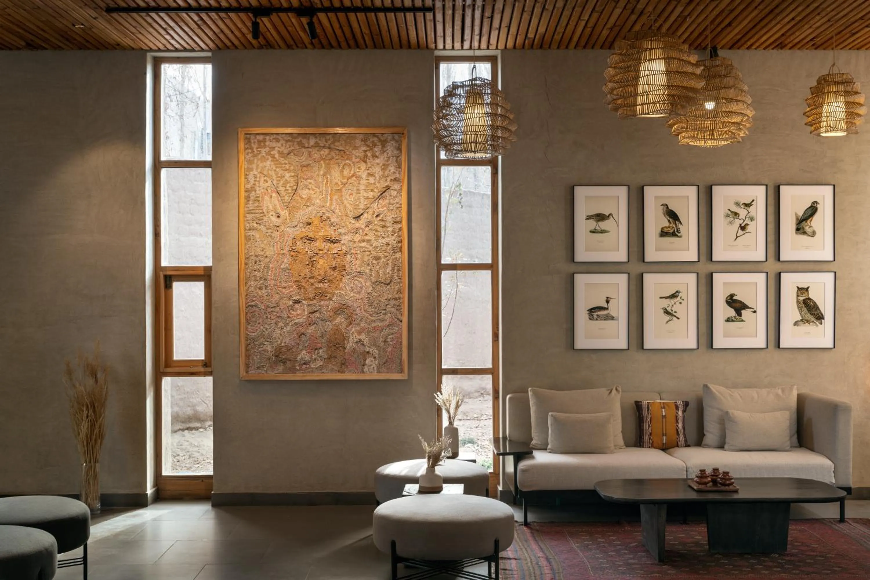 Lobby or reception in Chospa Hotel, Leh