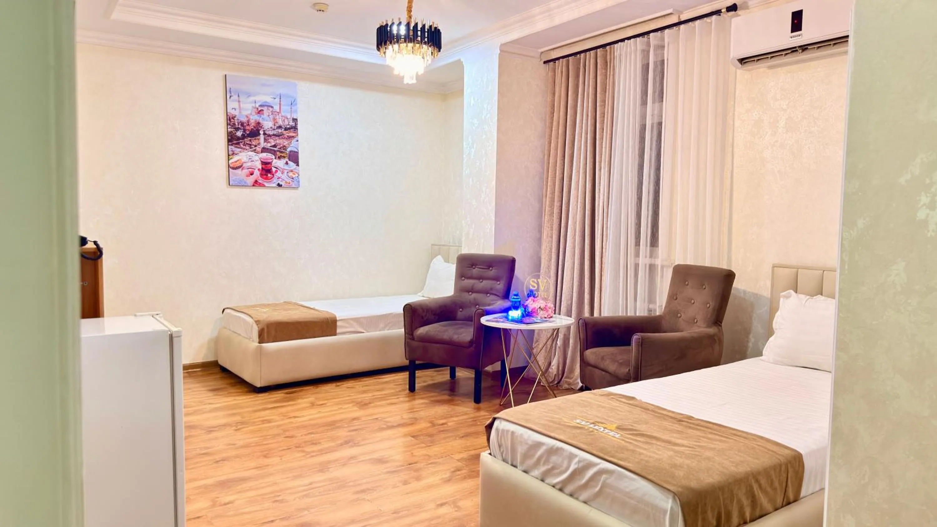 Bed in SV HOTEL Tashkent