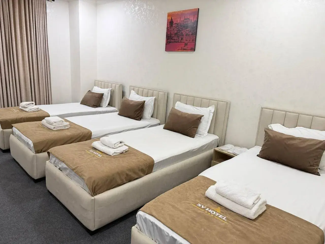 Bed in SV HOTEL Tashkent Bed in SV HOTEL Tashkent