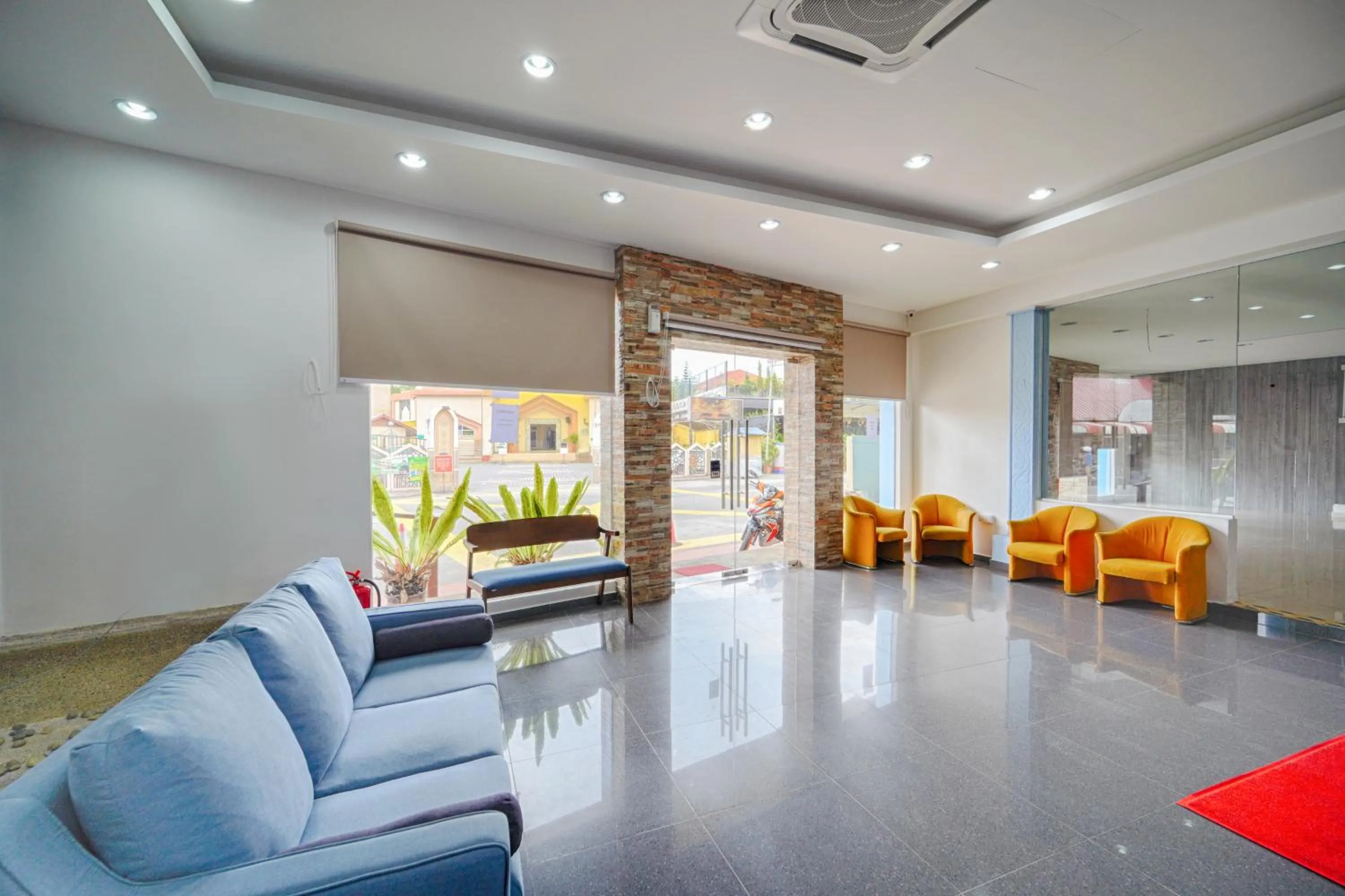 Lobby or reception in JMA FERRINGHI BEACH HOTEL