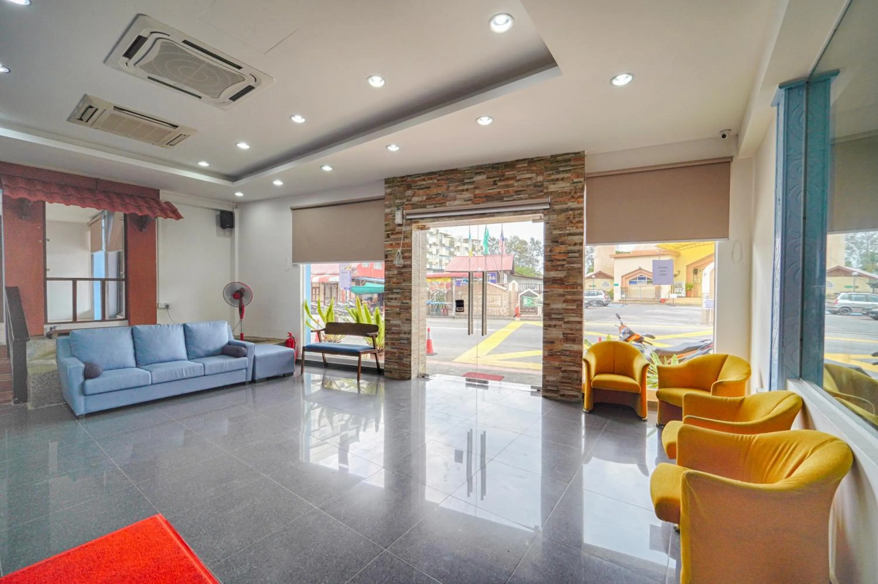 Lobby or reception in JMA FERRINGHI BEACH HOTEL