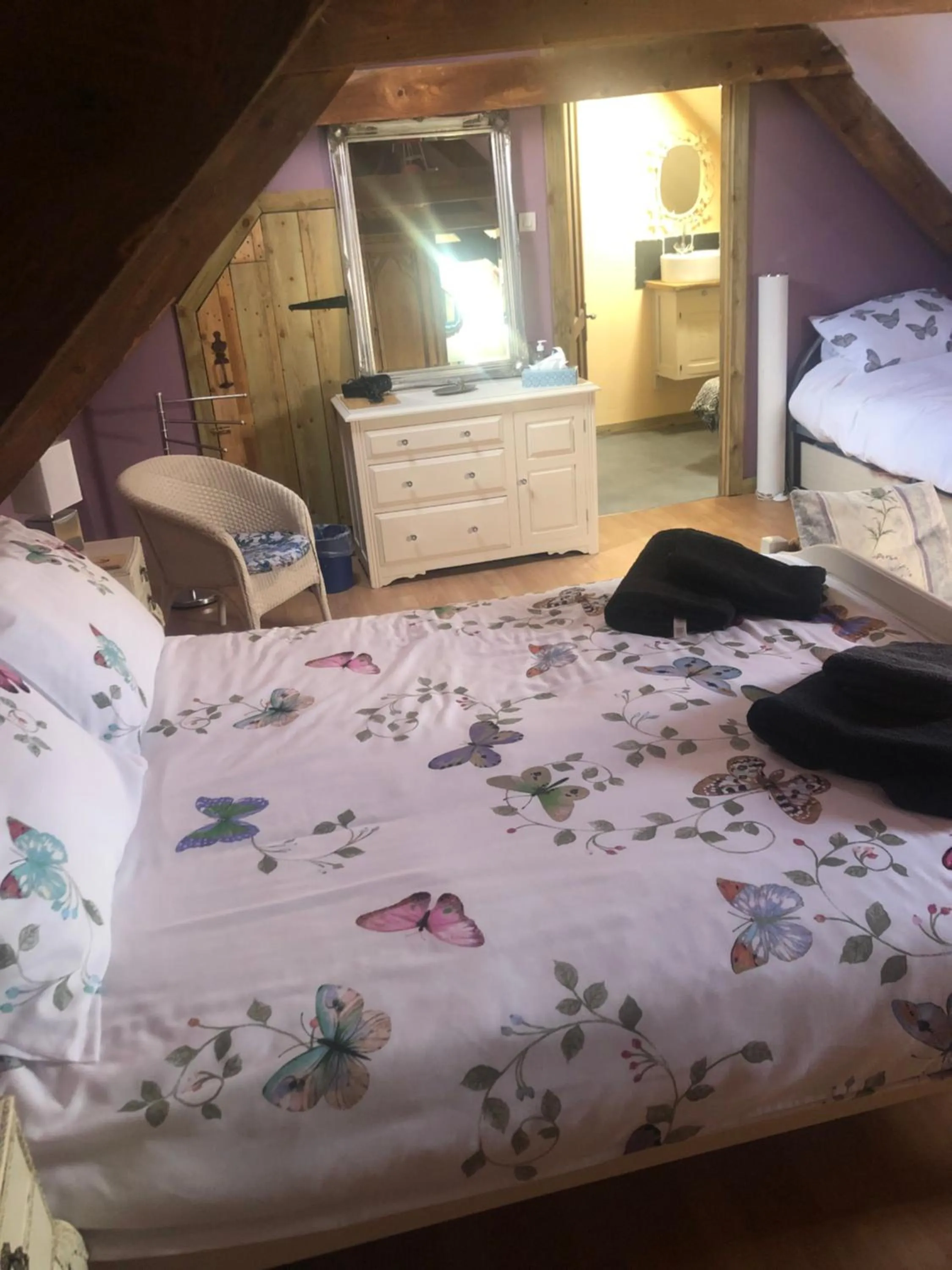 Bedroom, Bed in La forge b&b