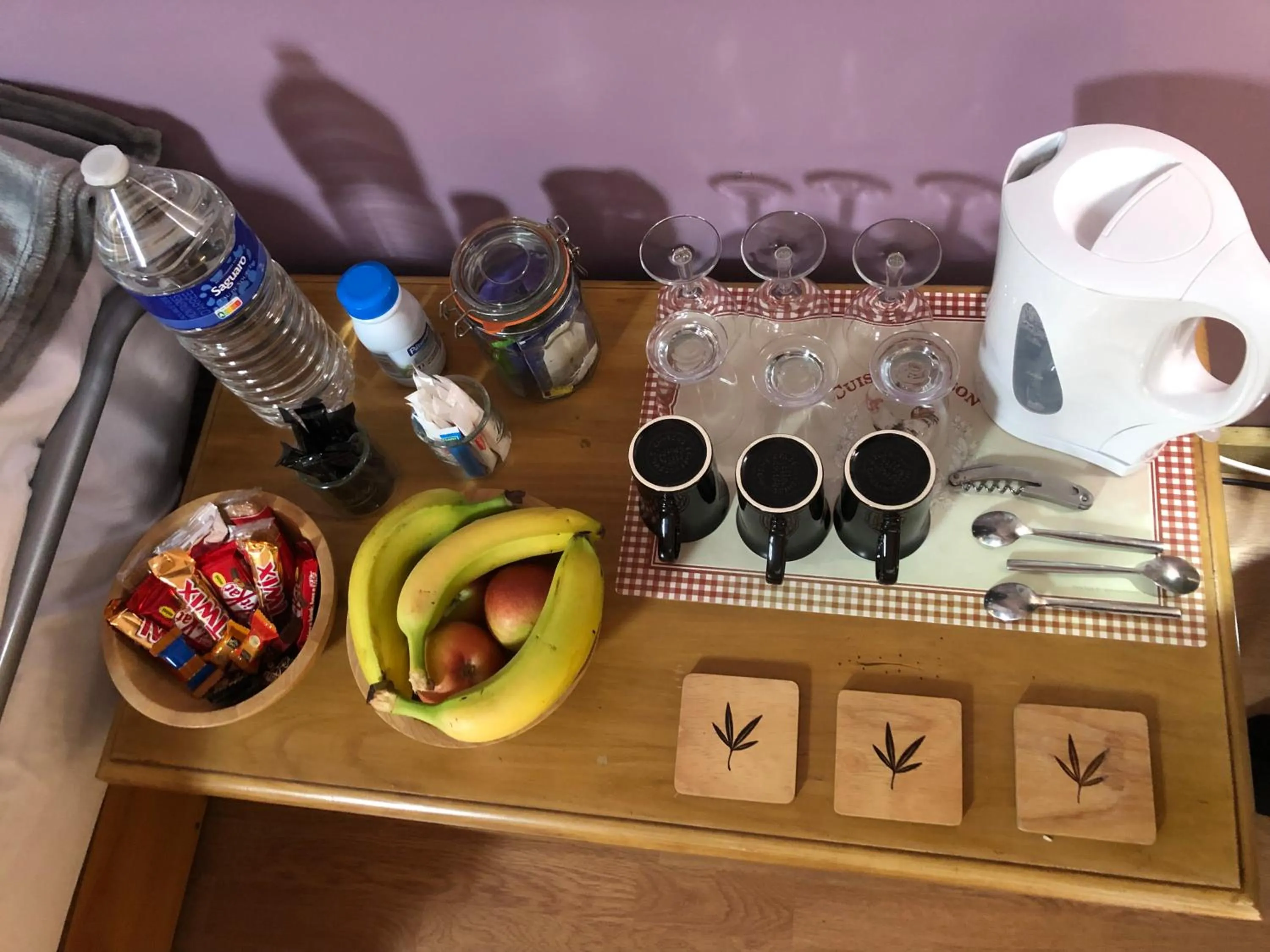 Coffee/tea facilities in La forge b&b